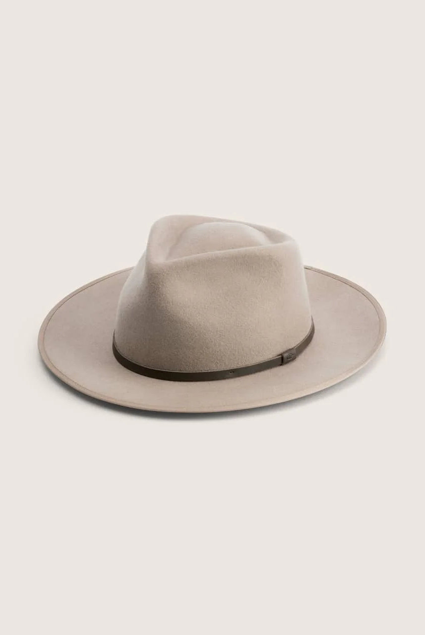 Will & Bear - Calloway Felt Fedora Hat (Fawn) Will + Bear