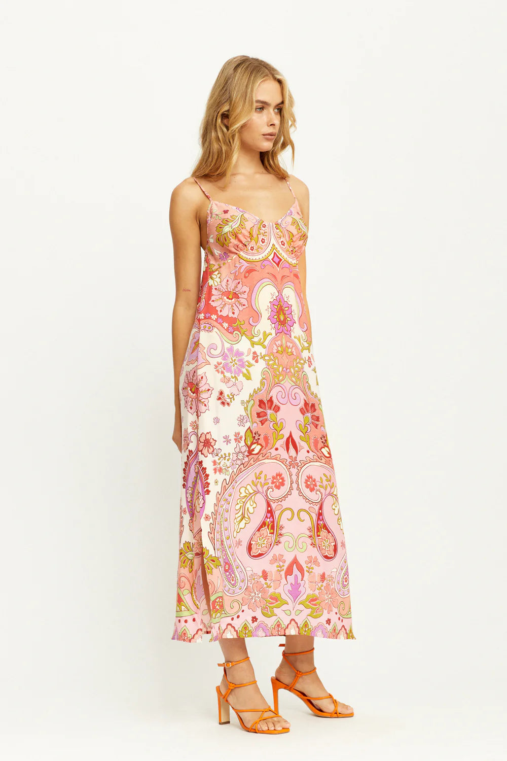 Arnhem Malibu Slip Dress - Coral Arnhem