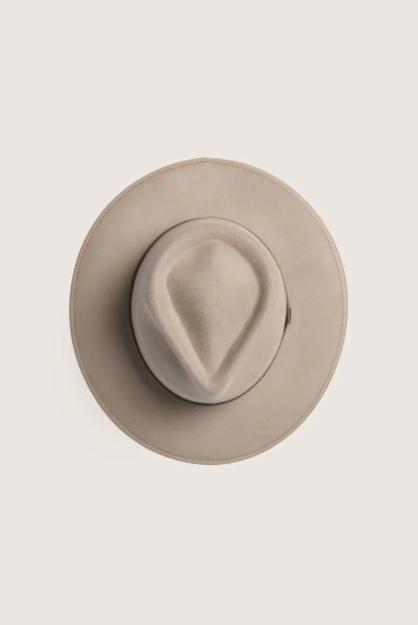 Will & Bear - Calloway Felt Fedora Hat (Fawn) Will + Bear
