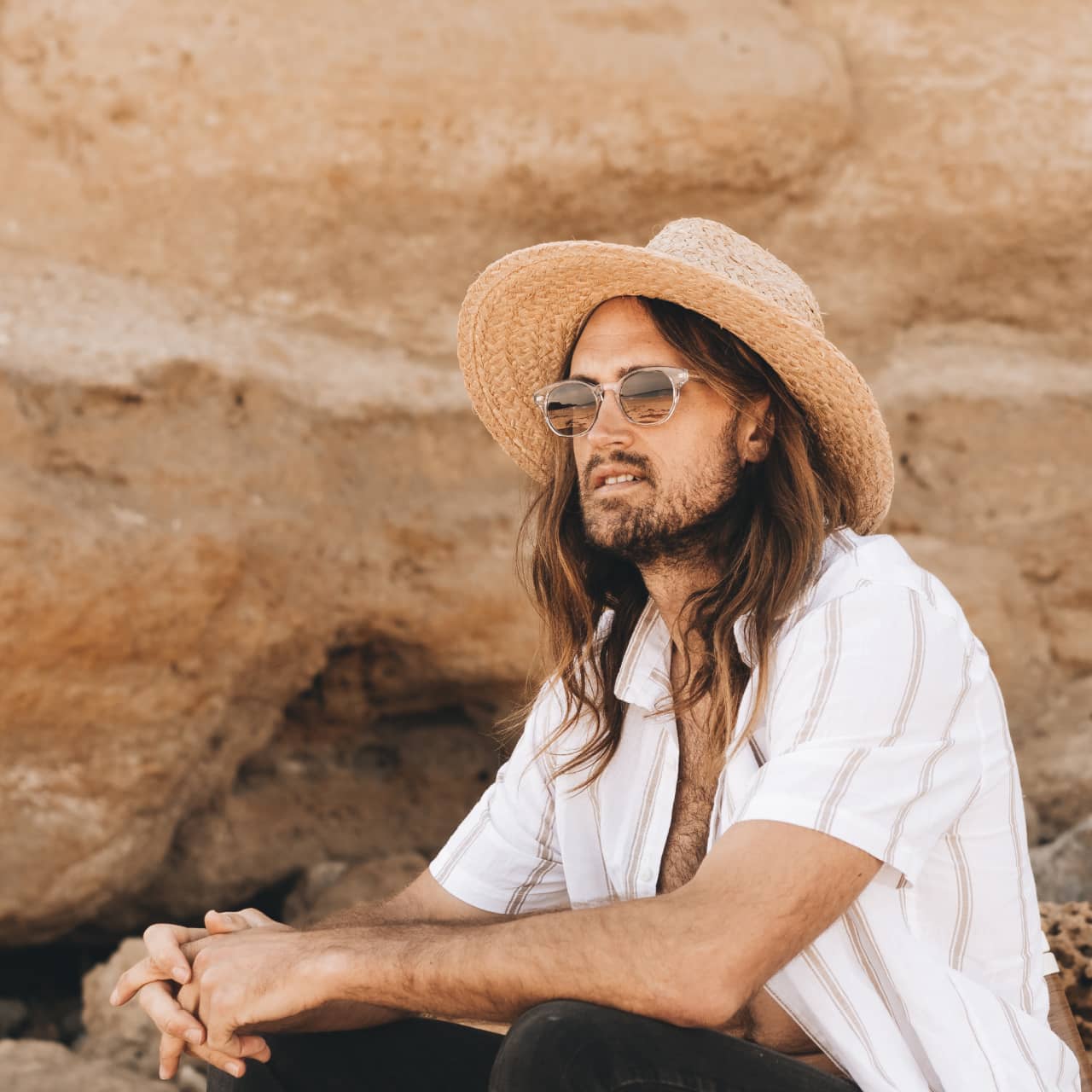 Will & Bear - River Straw Hat (Sand) Will + Bear