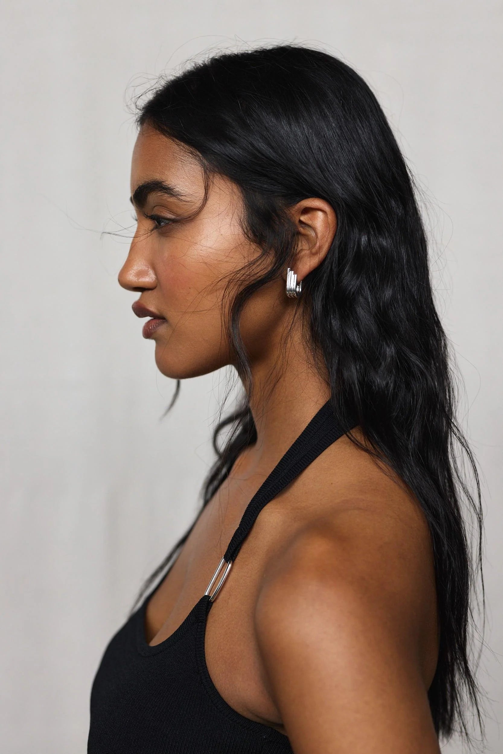 Zafino Elly Hoop - Silver Zafino