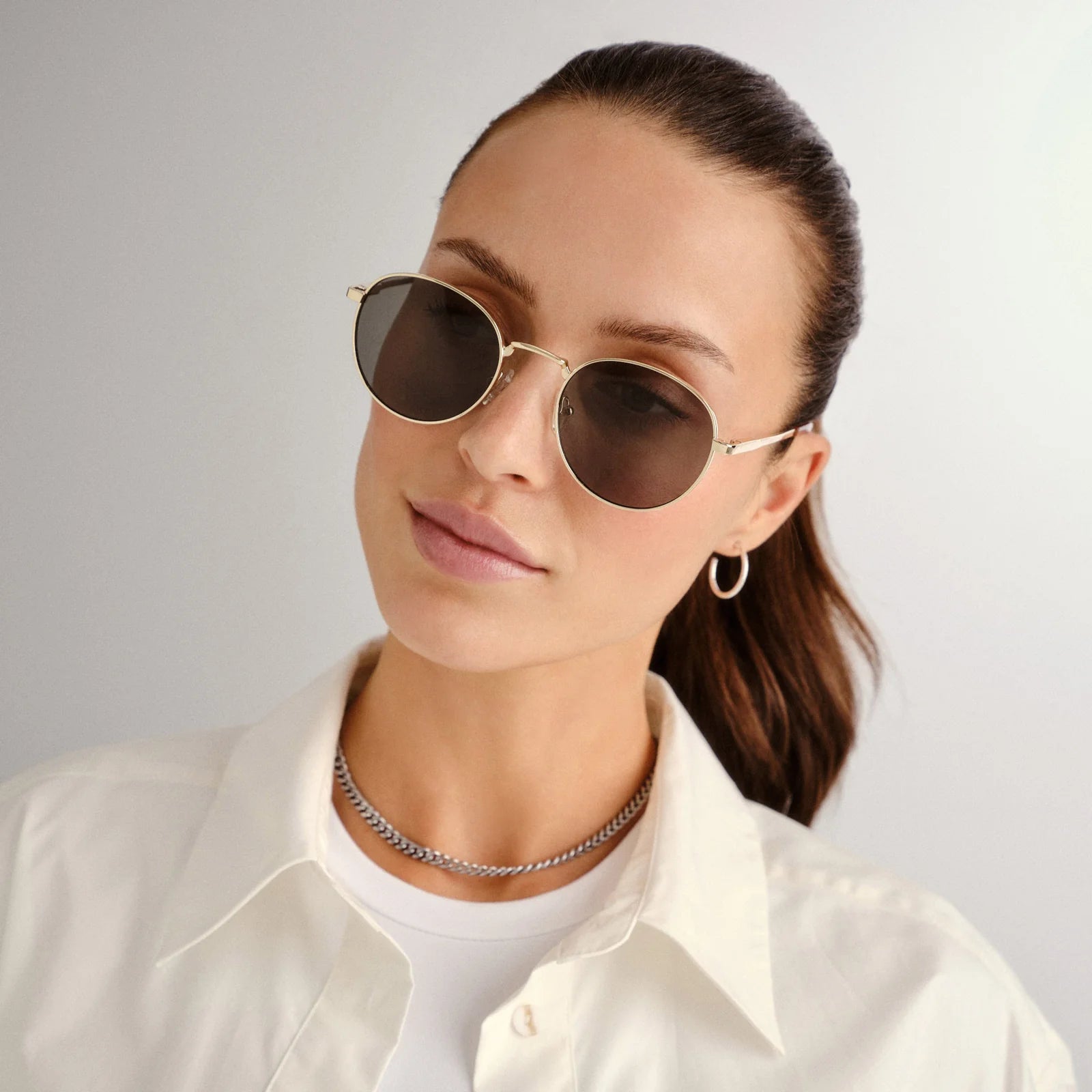 Le Specs Lost Legacy - Gold Green Mono Le Specs