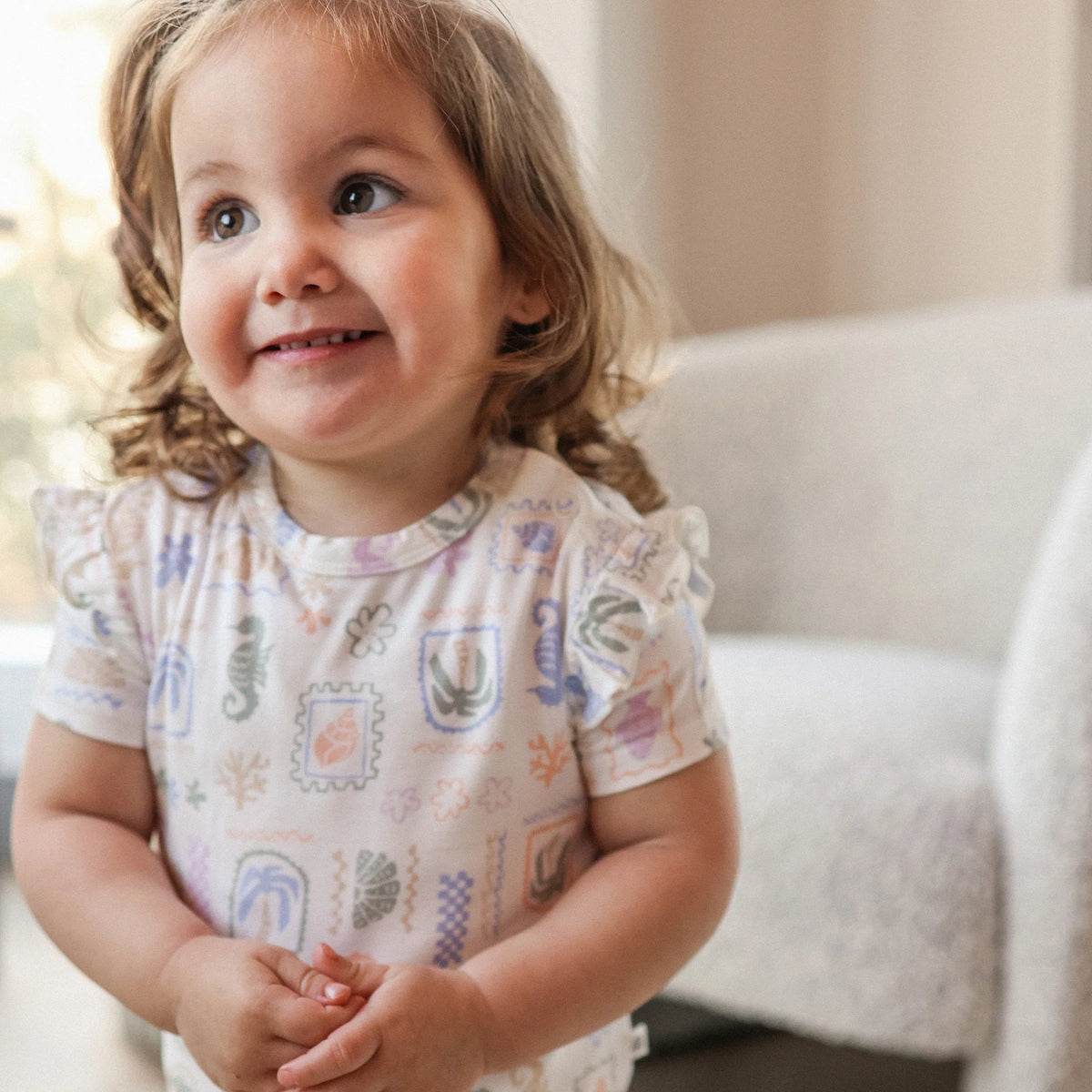 Kynd Baby - Frill SS Onesie (Resort) KYND Baby