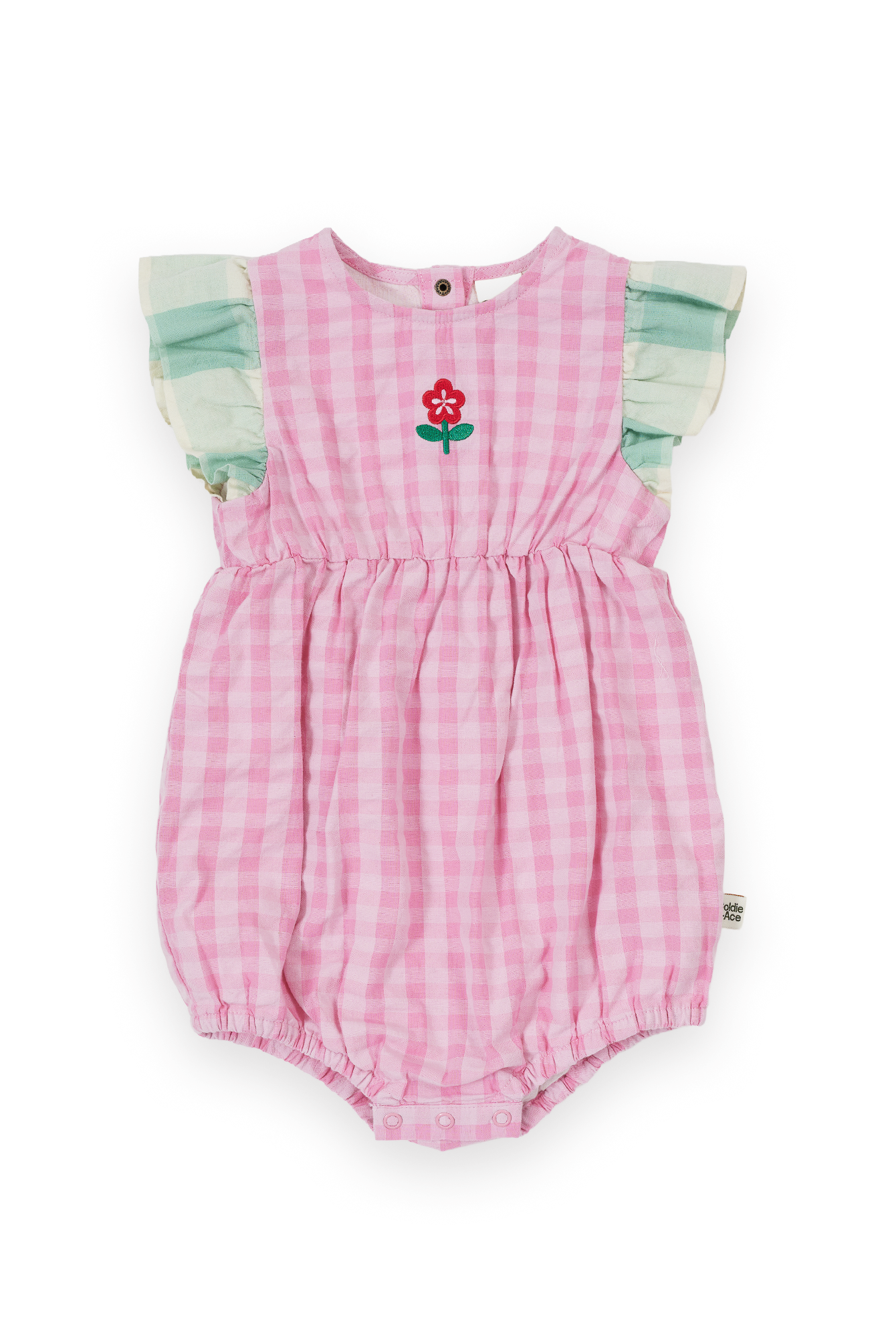 Goldie & Ace - Gingham Lani Romper Goldie + Ace