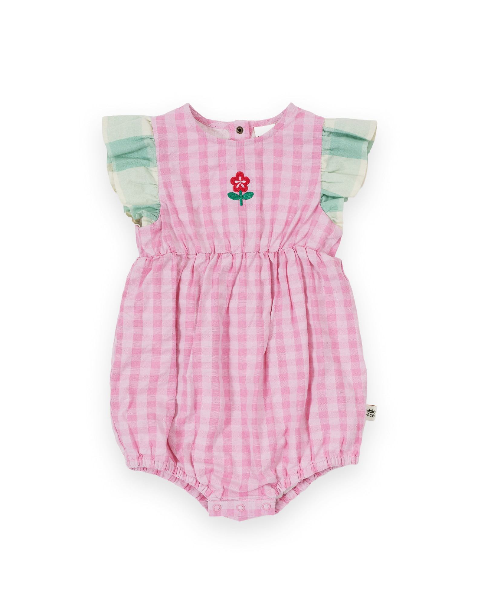 Goldie & Ace - Gingham Lani Romper Goldie + Ace