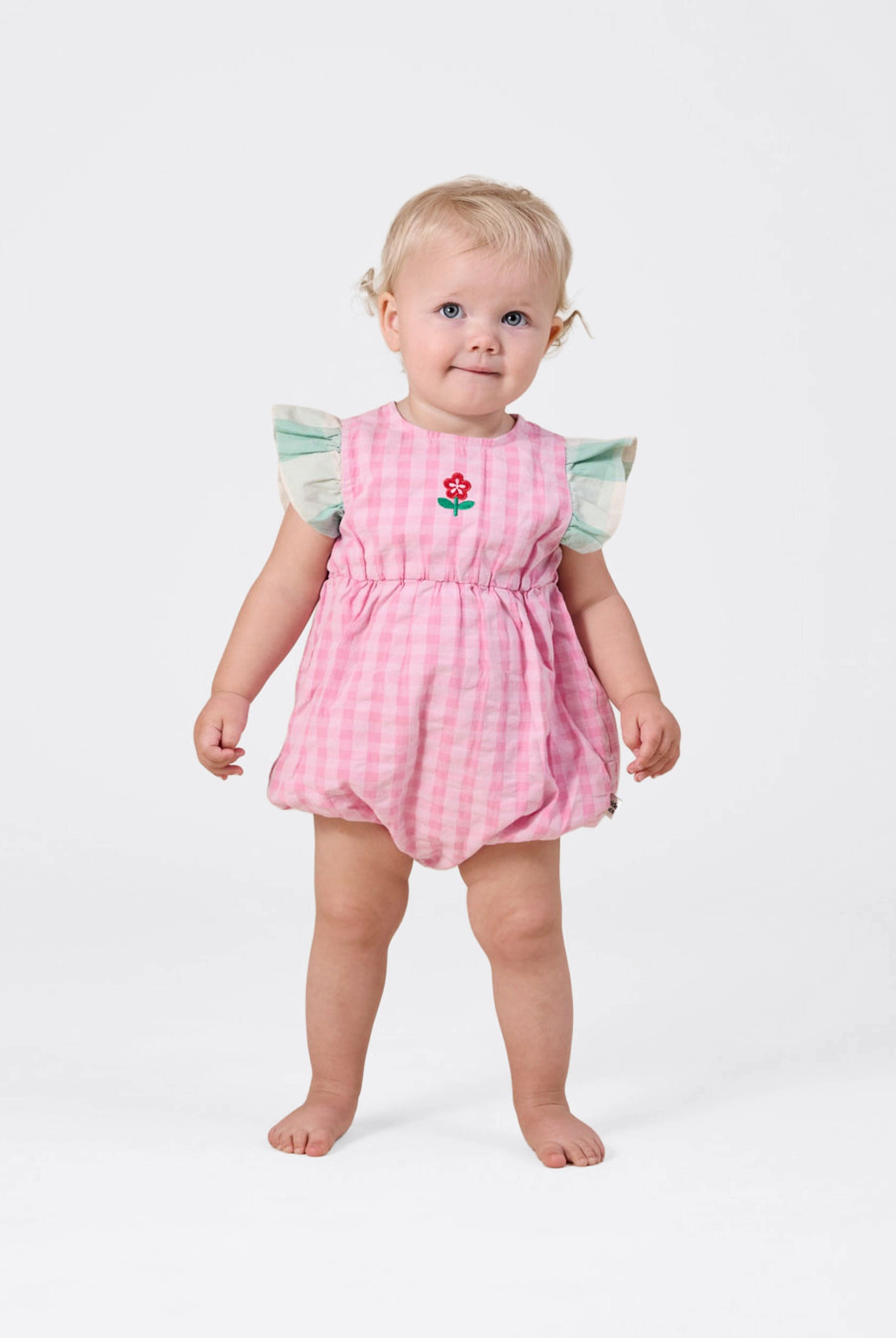 Goldie & Ace - Gingham Lani Romper Goldie + Ace