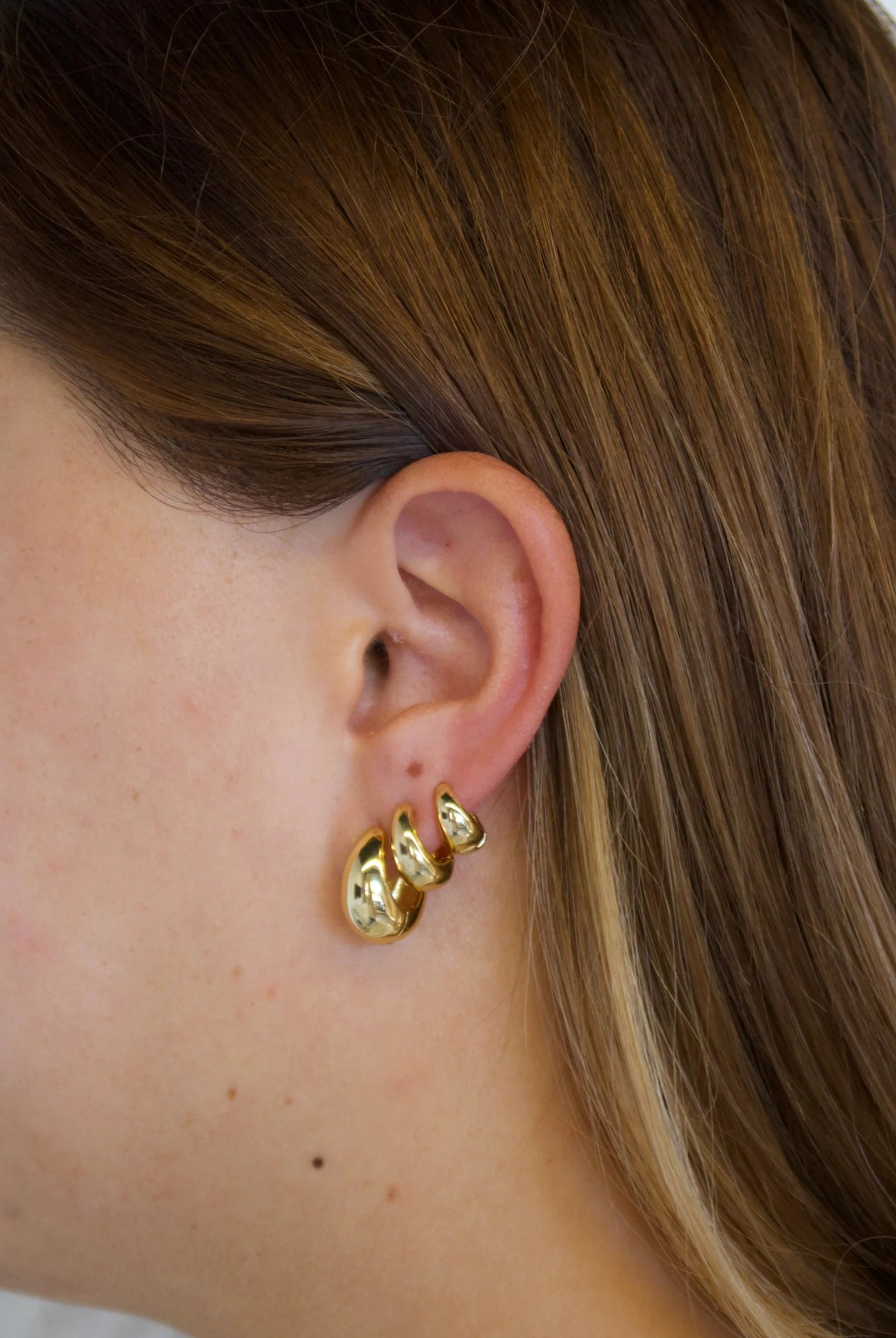 Zafino - Steph Earring Large (Gold) Zafino