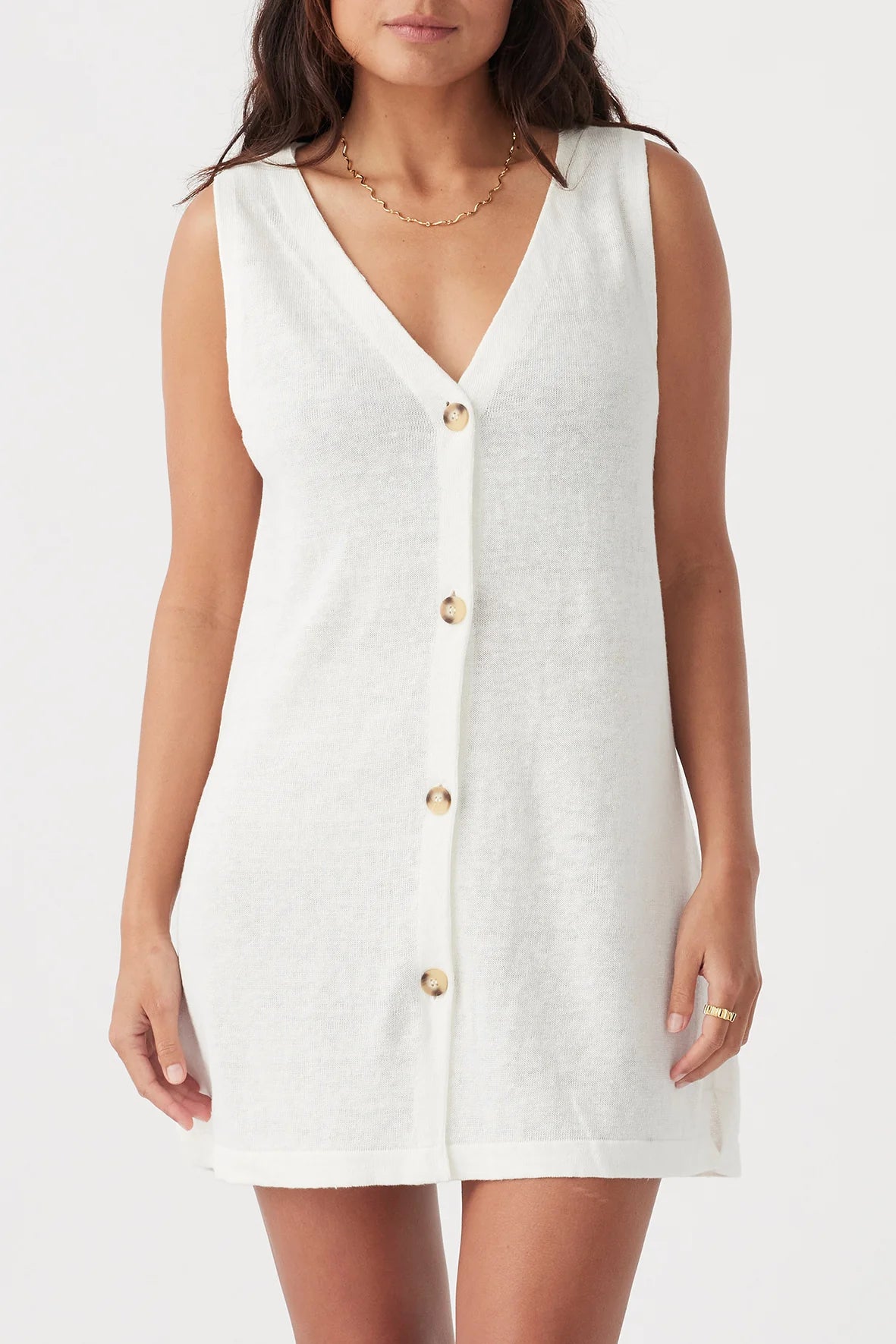 Arcaa Julia Mini Dress - Cream Arcaa