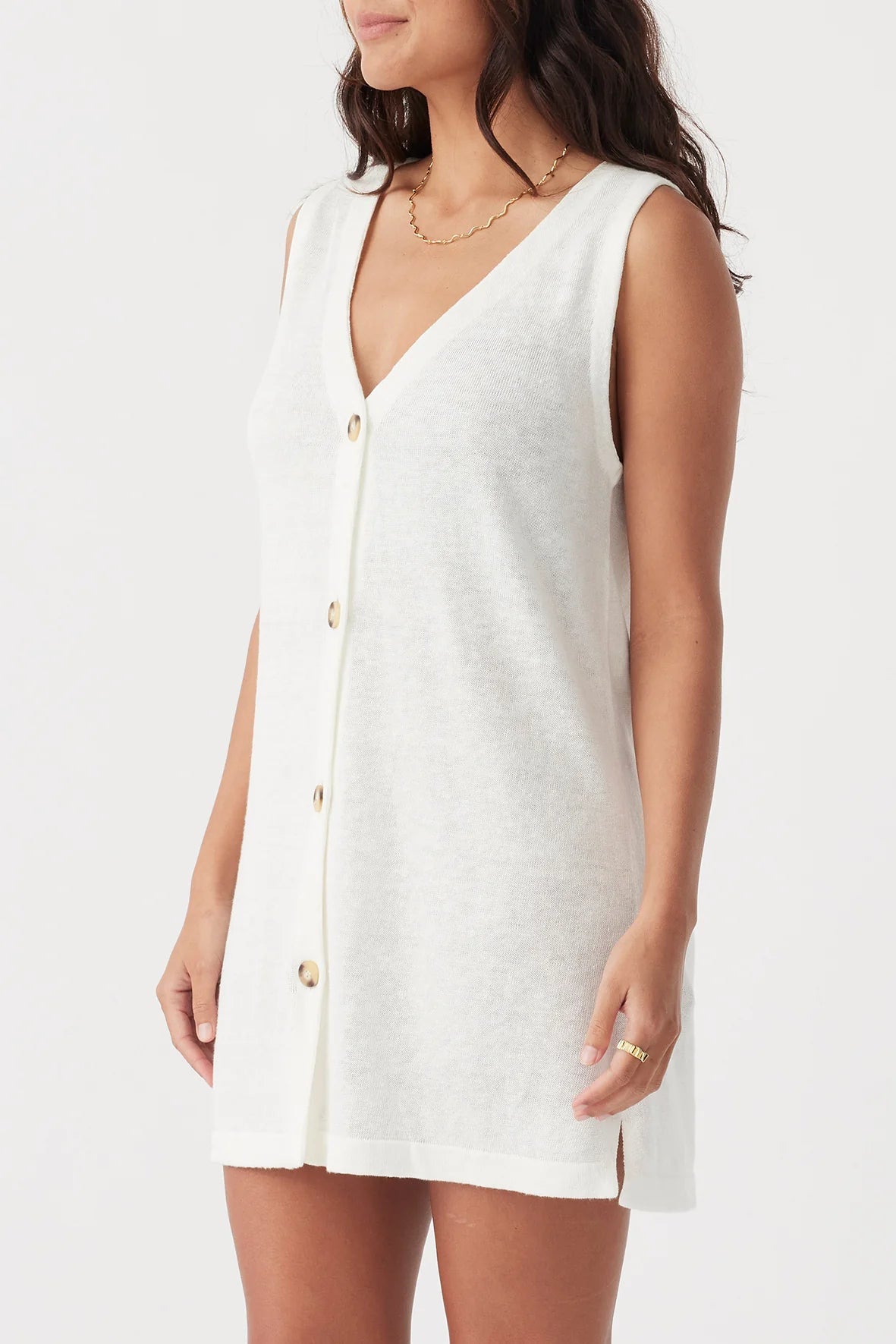 Arcaa Julia Mini Dress - Cream Arcaa
