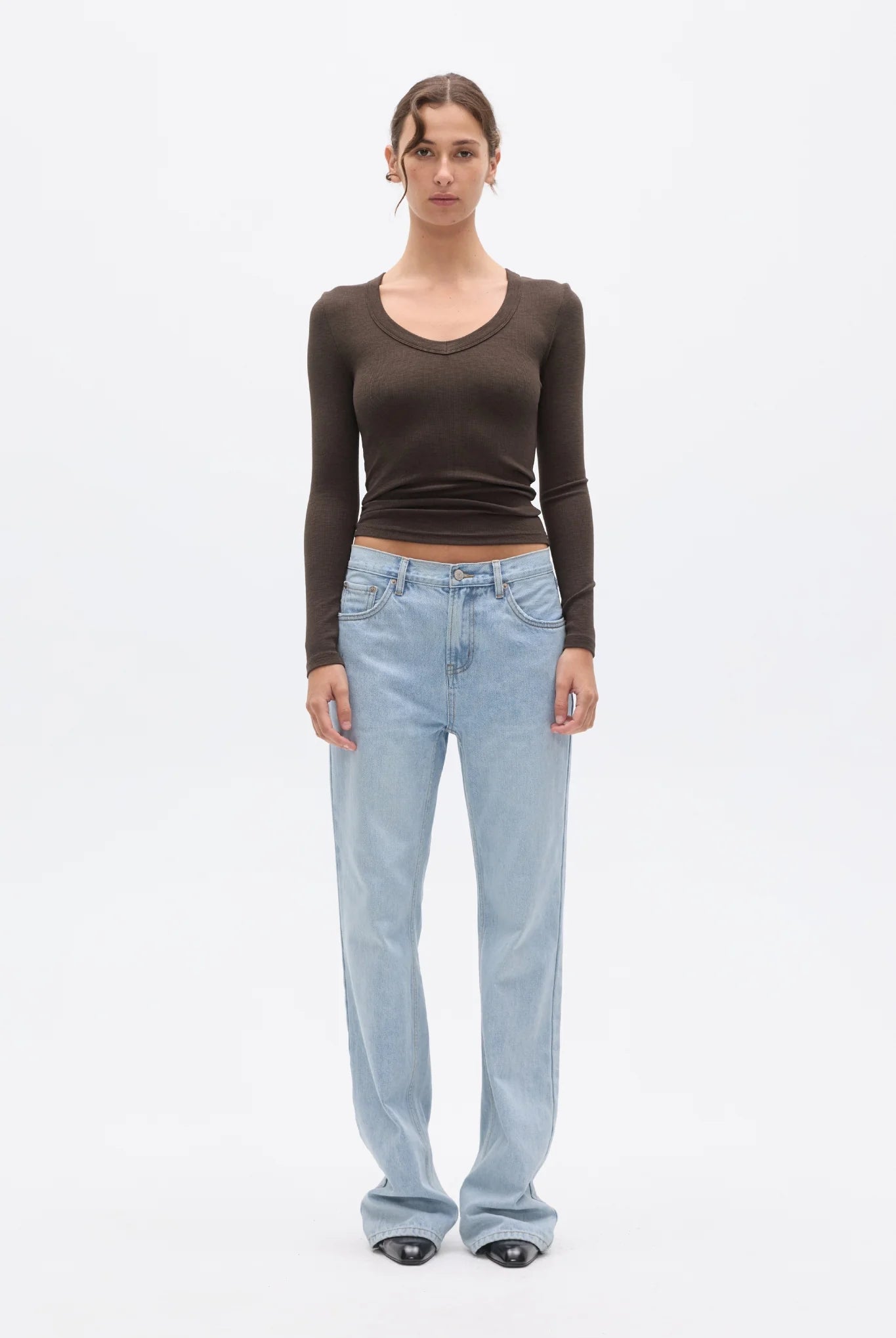 Bayse - Grace Long Sleeve (Espresso) Bayse
