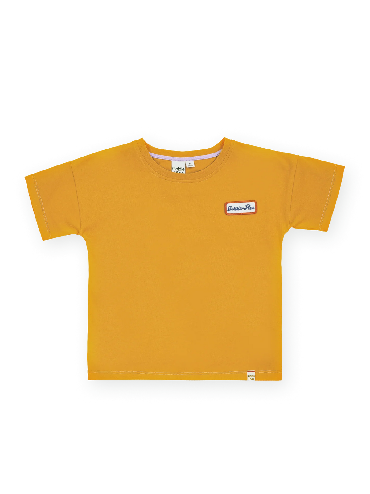 Goldie +Ace - Contrast Stitch T-Shirt (Yellow) Goldie + Ace