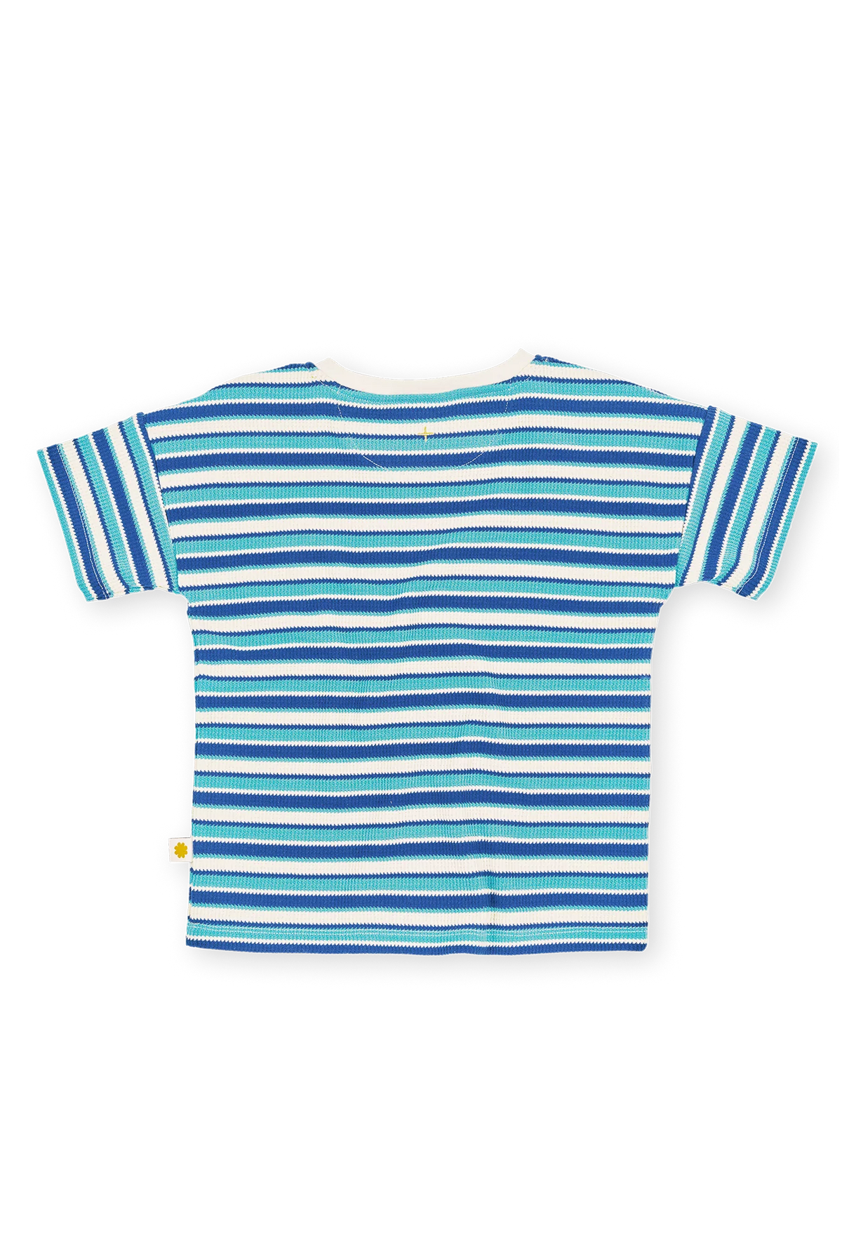 Goldie + Ace - Waffle Stripe T-Shirt (Blue) Goldie + Ace