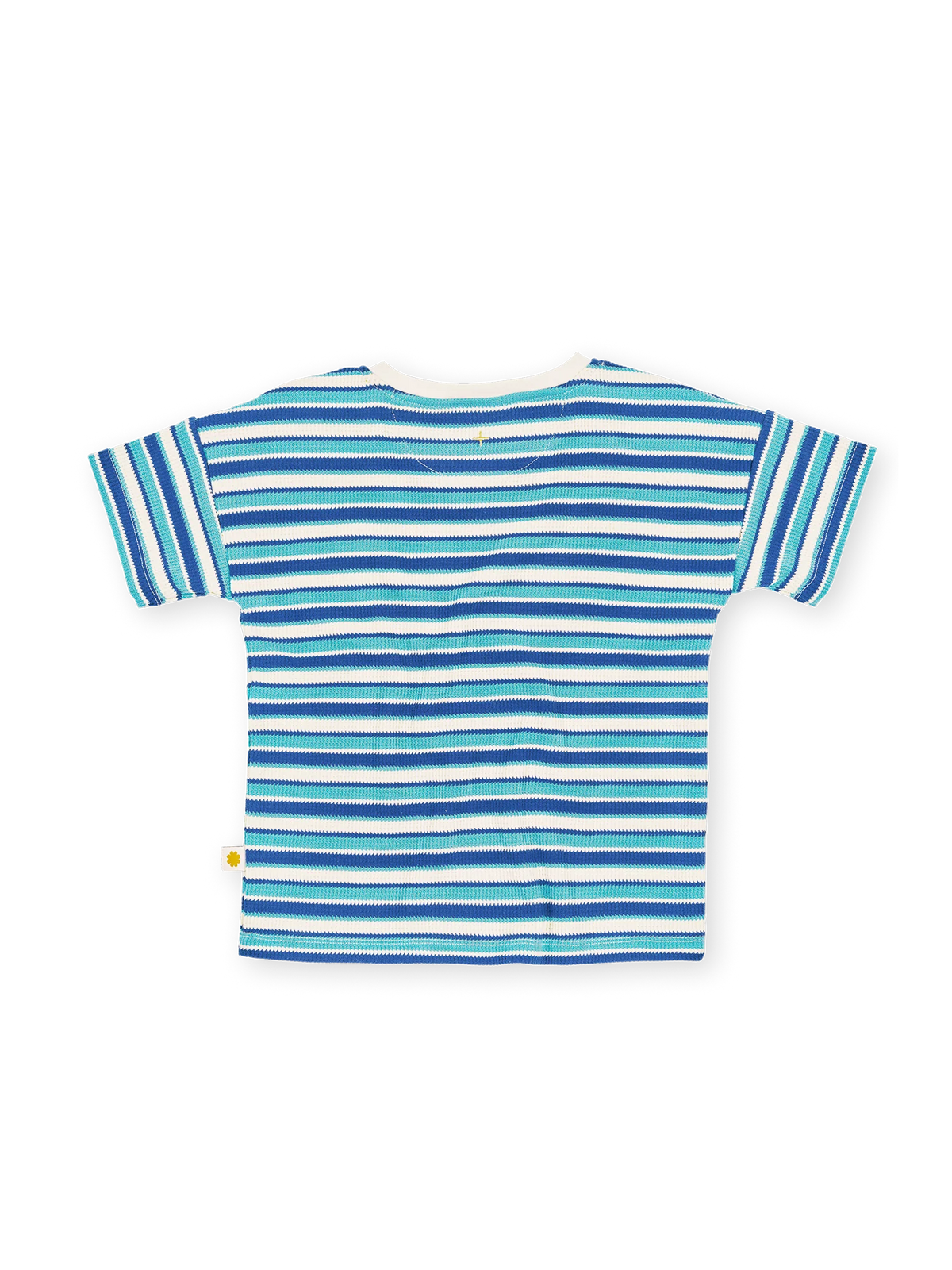 Goldie + Ace - Waffle Stripe T-Shirt (Blue) Goldie + Ace