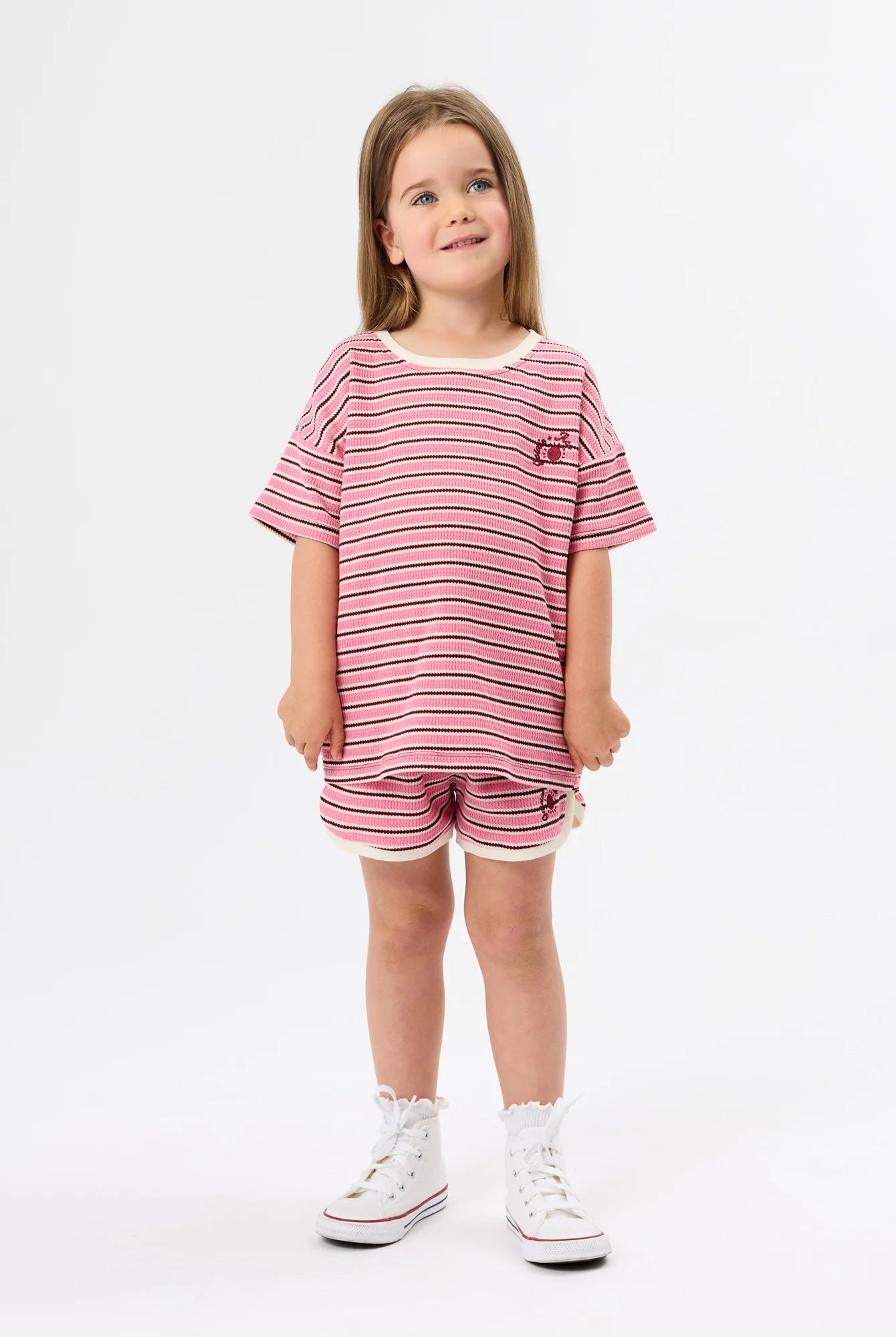 Goldie + Ace - Waffle Shorts (Pink) Goldie + Ace