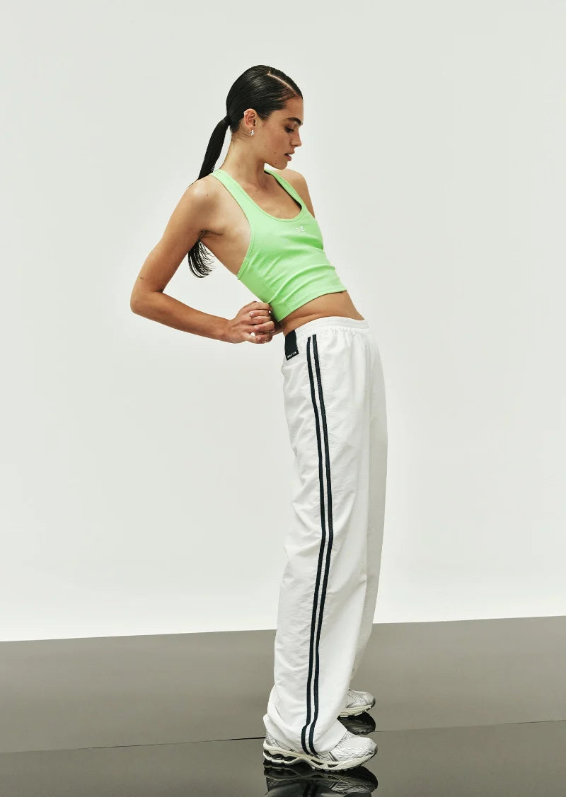 P.E Nation - Relay Spray Track Pant i(White & Dark Navy) P.E Nation