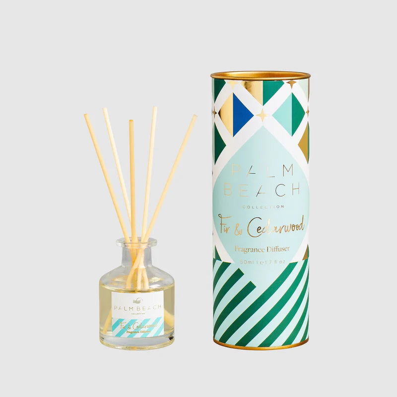 Palm Beach Fir & Cedarwood 50ml Mini Fragrance Diffuser Palm Beach