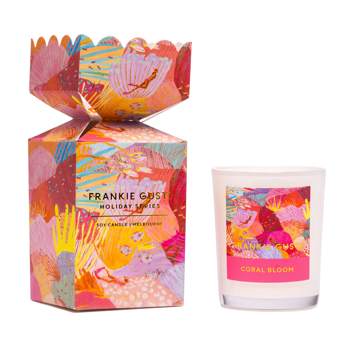 Frankie Gusti - Holiday Series Ornament | Coral Bloom Frankie Gusti