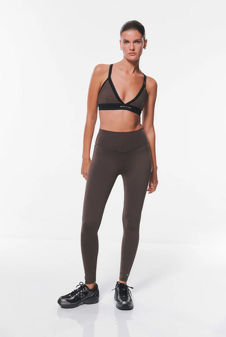P.E Nation - Signature Full Length Legging (Dark Olive) P.E Nation
