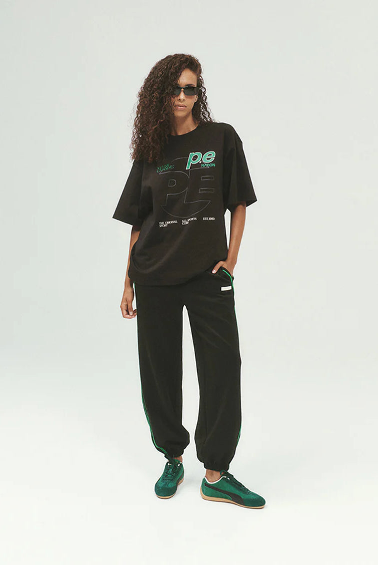 P.E Nation - Current Oversized Tee (Black) P.E Nation