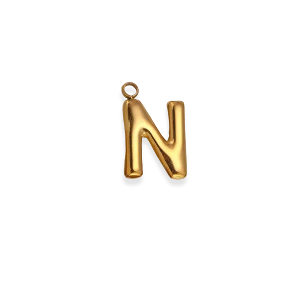 Bubble Letters (Gold) Dear Blackbird Boutique