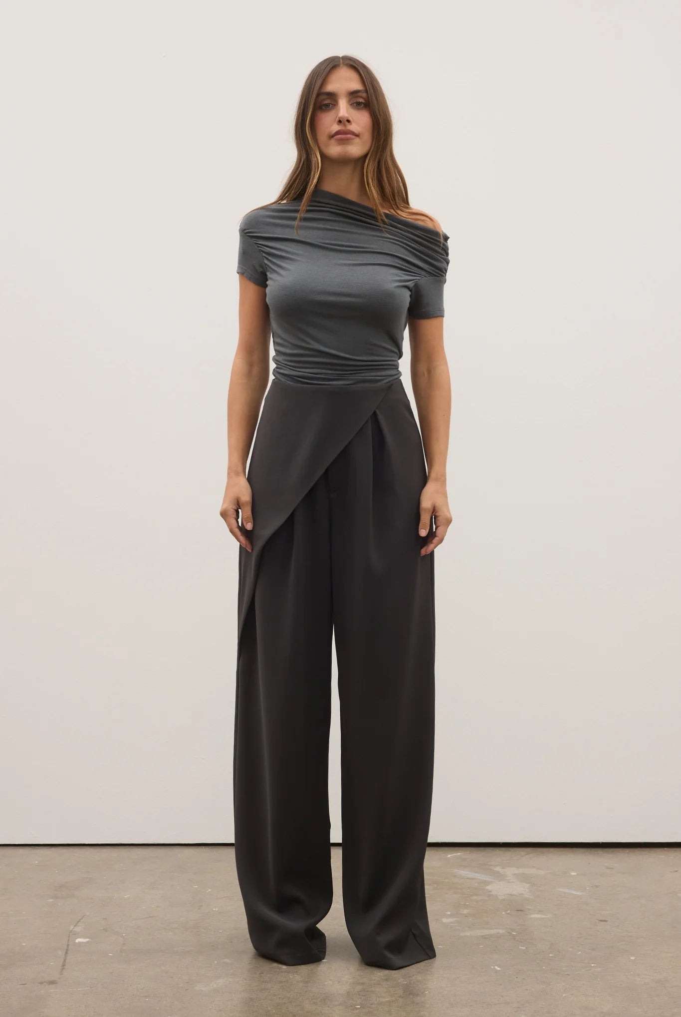 Bayse - Monica Top (Dark Grey) Bayse