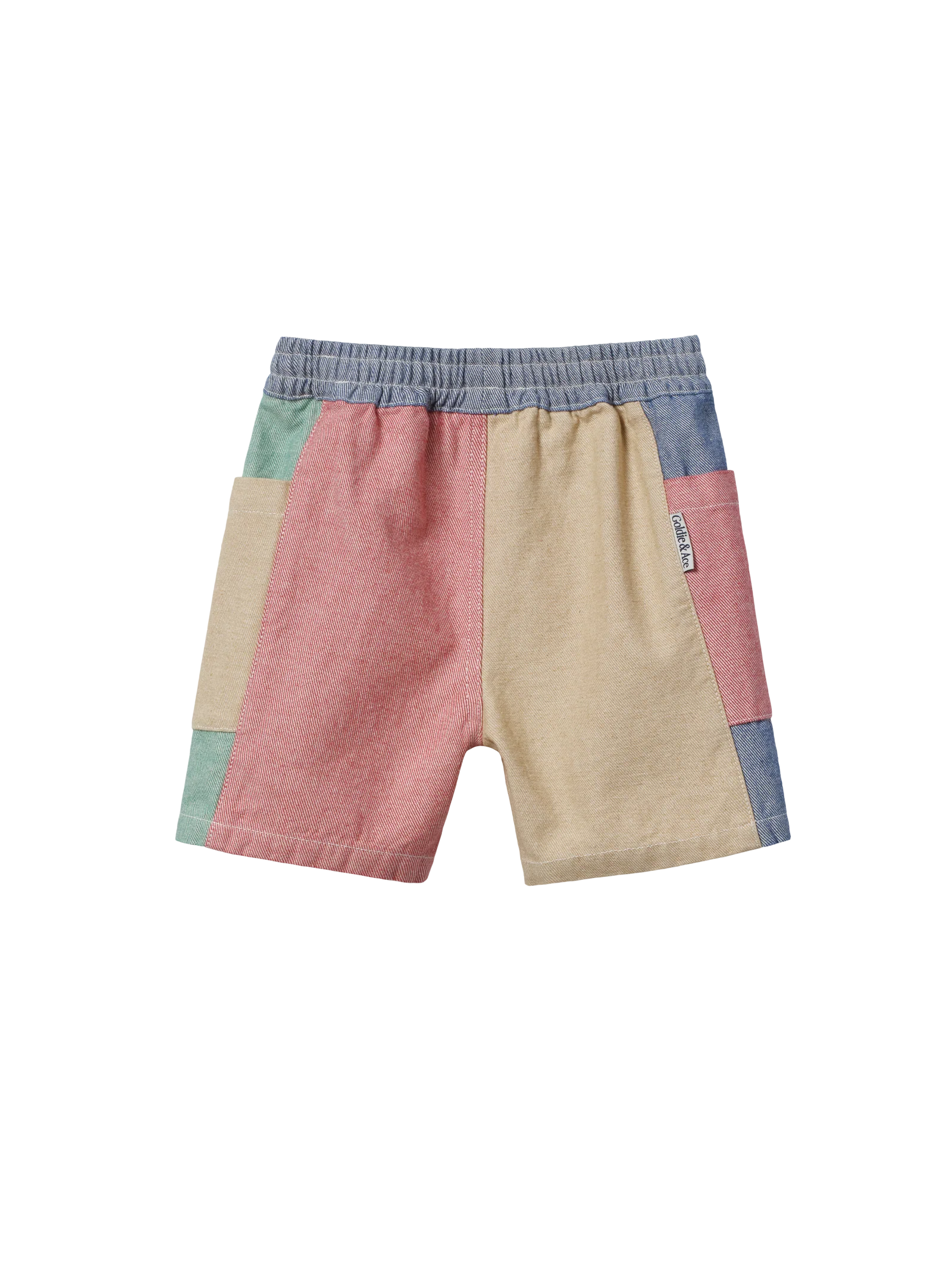 Goldie + Ace - Patchwork Noah Pocket Shorts Dear Blackbird Boutique