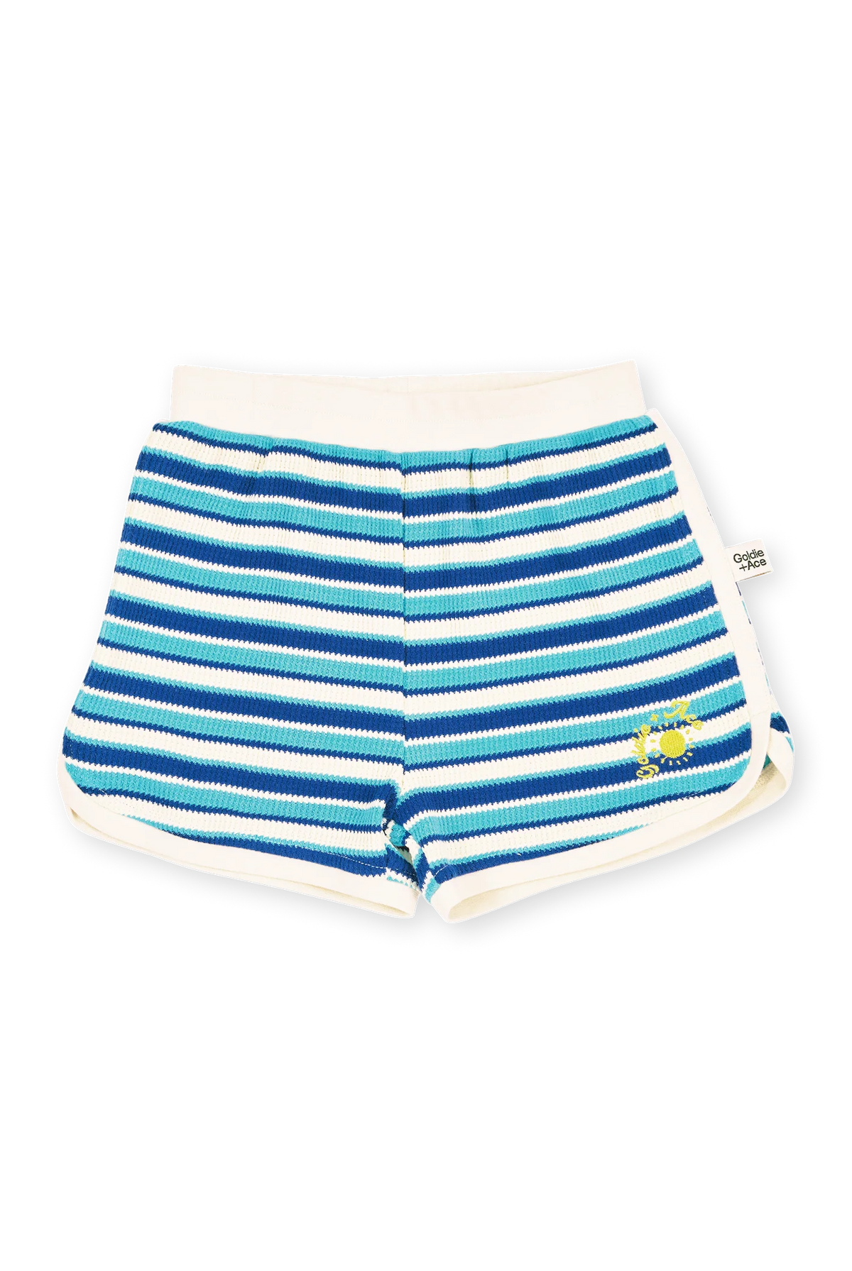 Goldie + Ace - Waffle Shorts (Blue) Goldie + Ace
