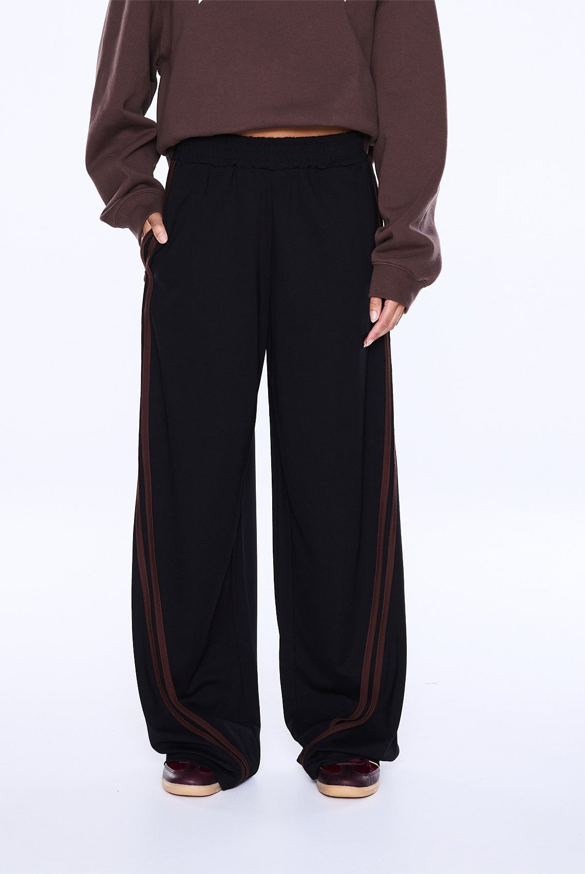 Ena Pelly - Valentine Stripe (Black/Brown) Ena Pelly