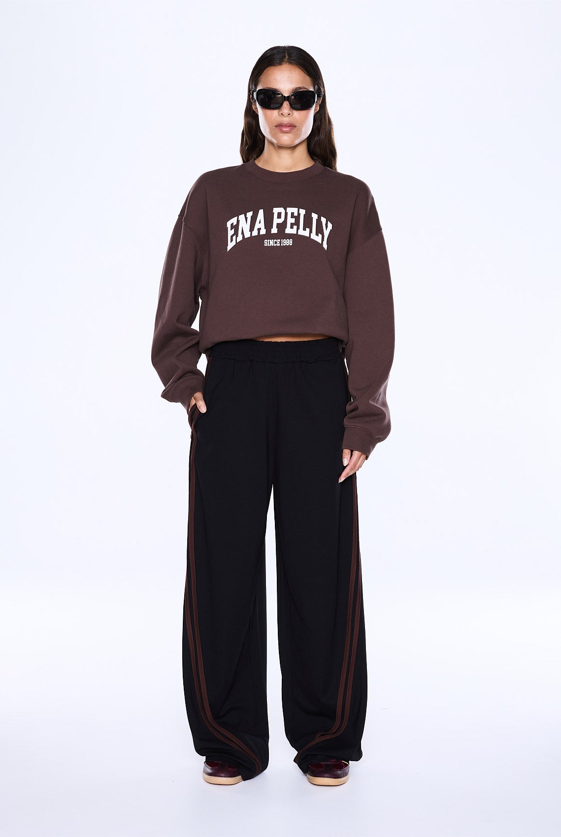 Ena Pelly - Valentine Stripe (Black/Brown) Ena Pelly