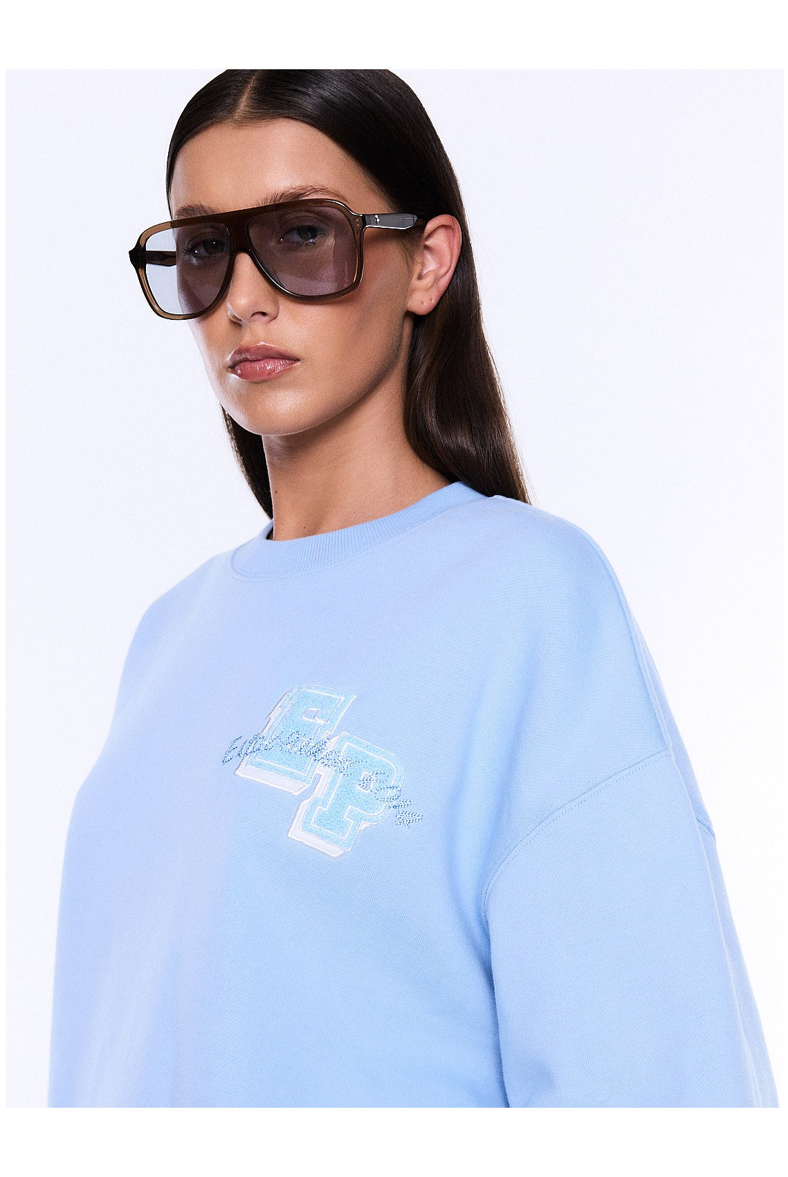 Ena Pelly - Mila Oversized Sweater (Sky Blue) Ena Pelly