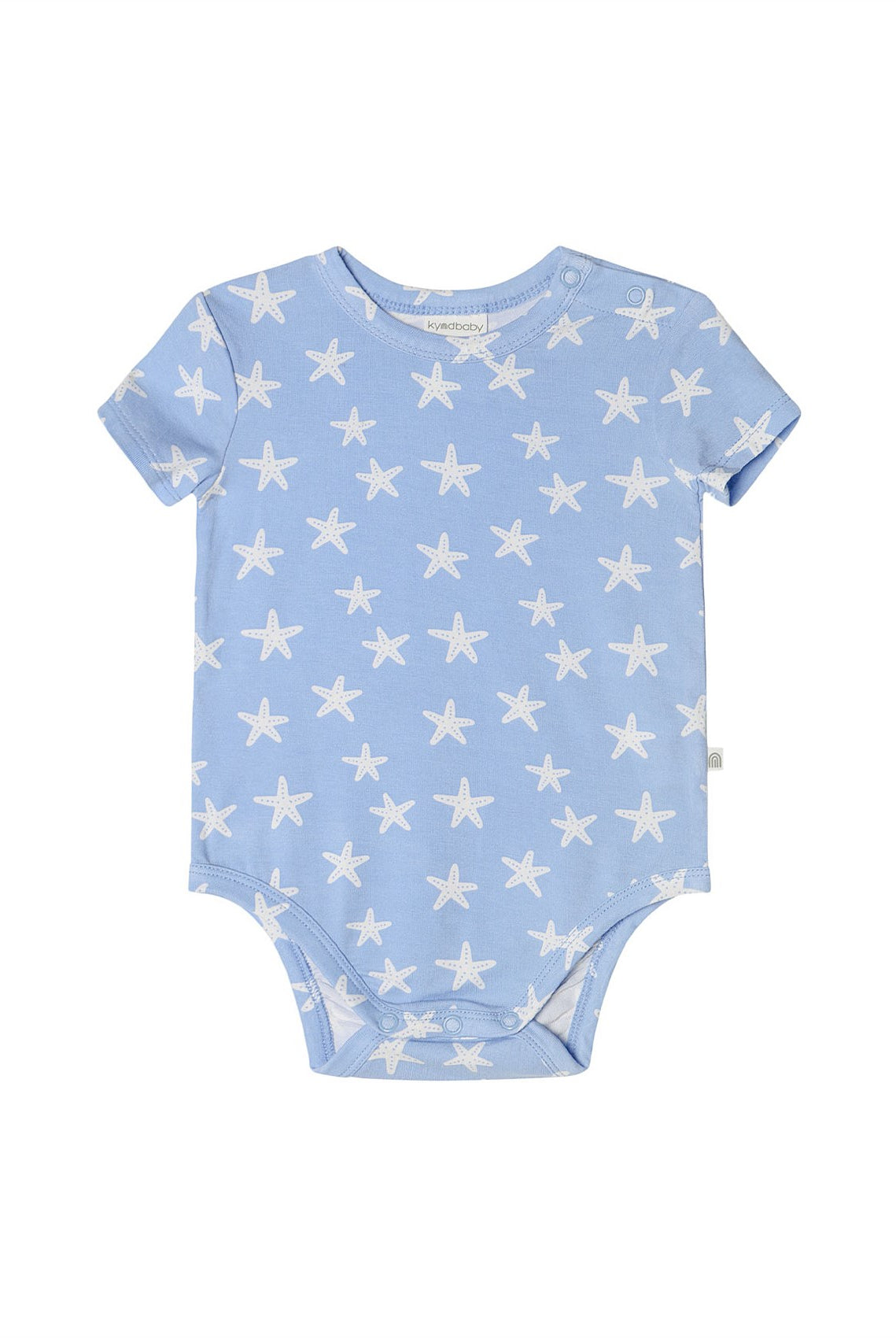 KYND Baby - Comfy Short Sleeve Bodysuit (Star Fish Blue) KYND Baby