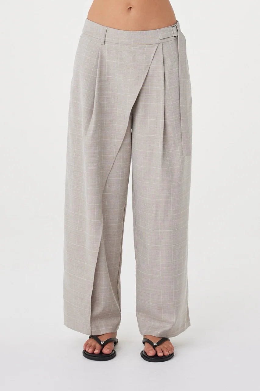Arcaa - Calla Pant (Taupe Plaid) Arcaa