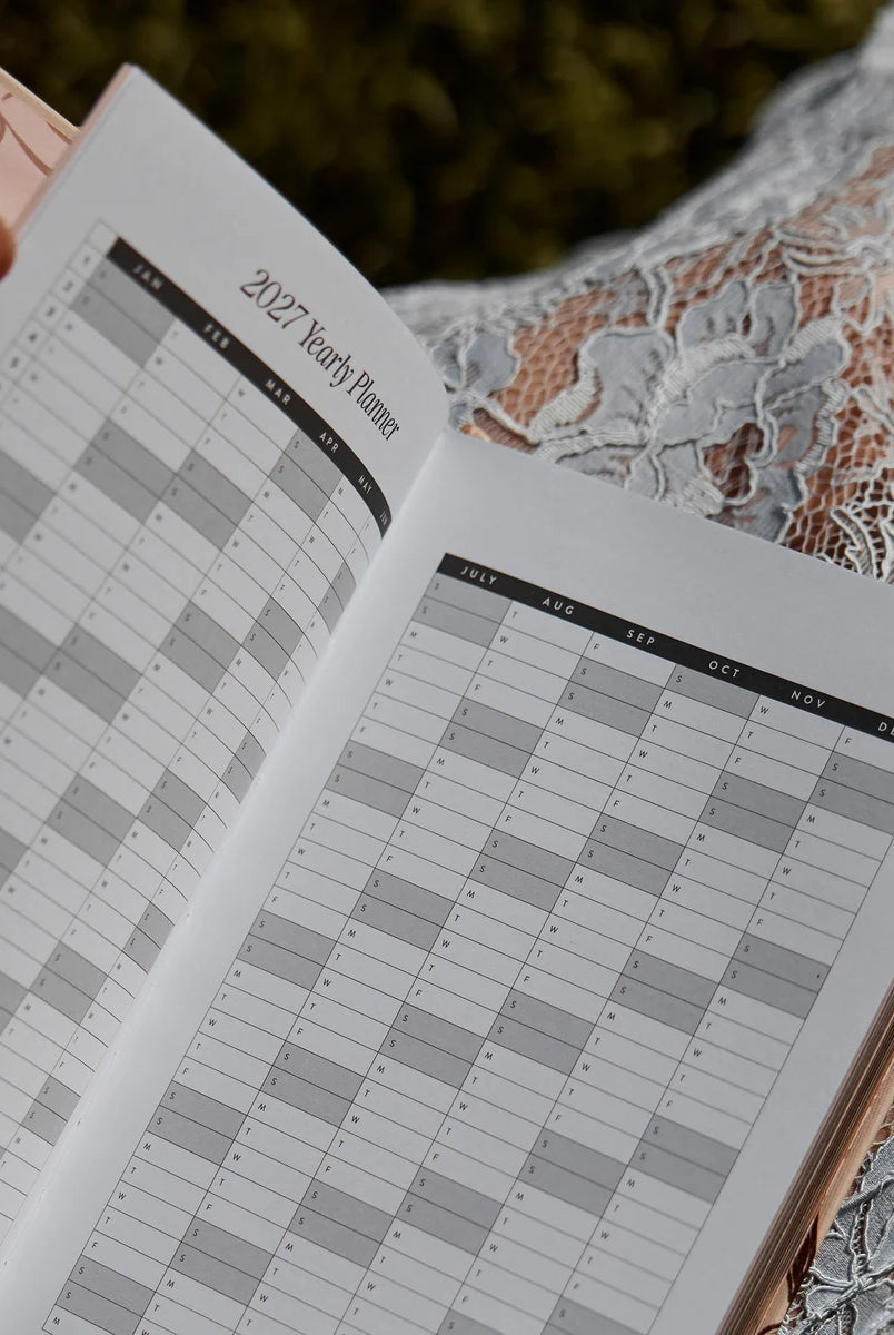 Fox & Fallow - 2027 A5 Vertical Planner (Amalfi Latte) Fox & Fallow