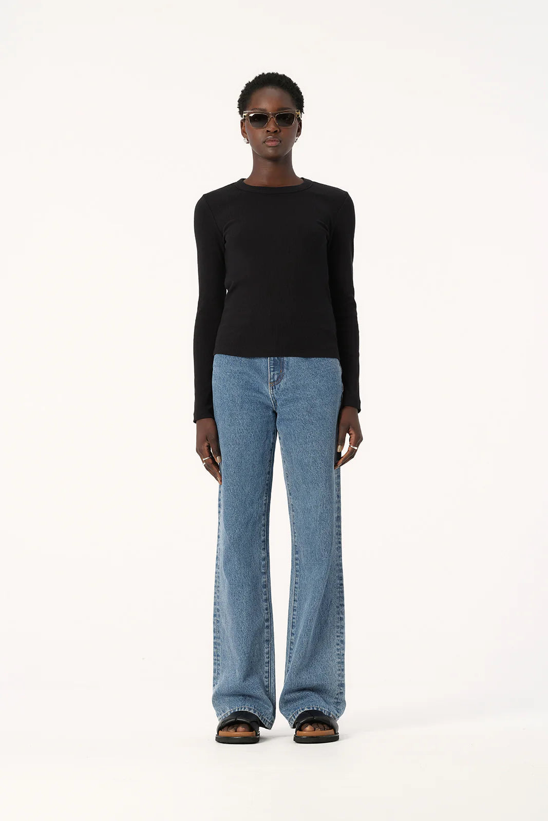Elka Collective - Nola Long Sleeve Top (Black) Elka Collective
