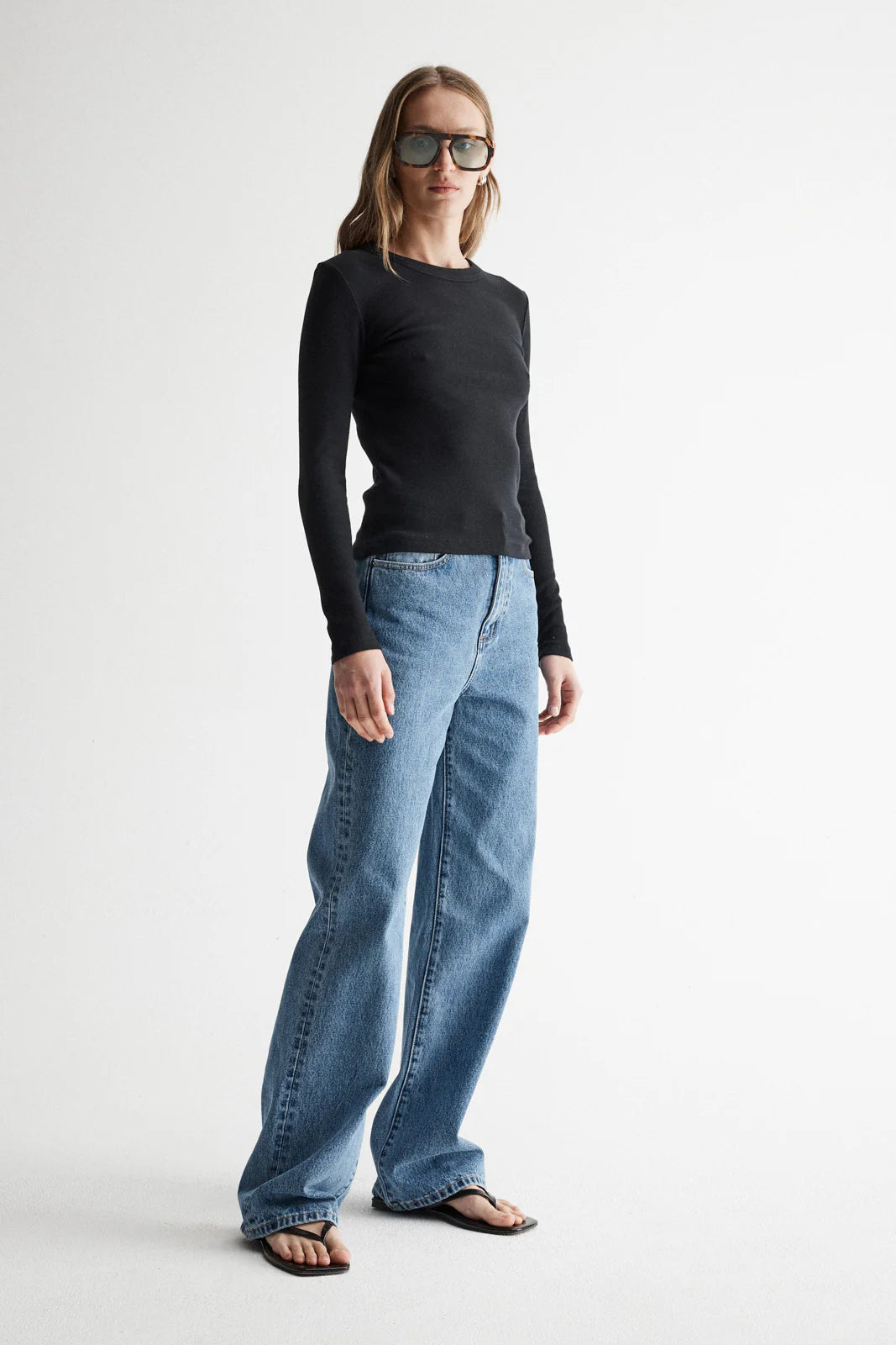 Elka Collective - Nola Long Sleeve Top (Black) Elka Collective