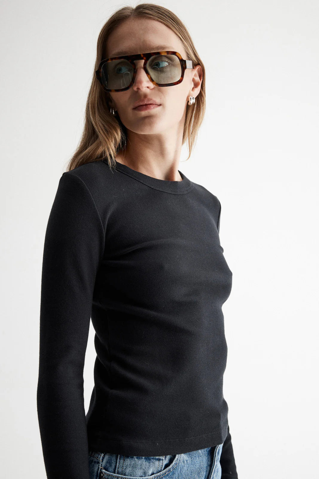 Elka Collective - Nola Long Sleeve Top (Black) Elka Collective