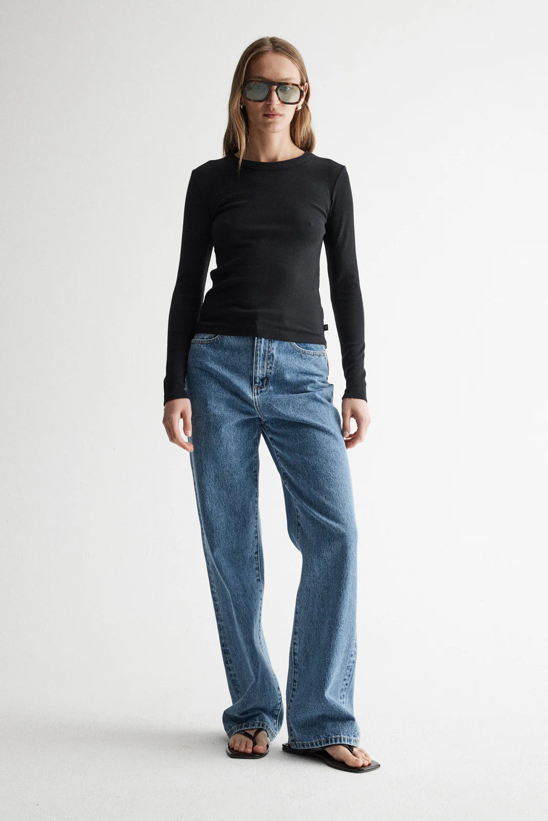 Elka Collective - Nola Long Sleeve Top (Black) Elka Collective