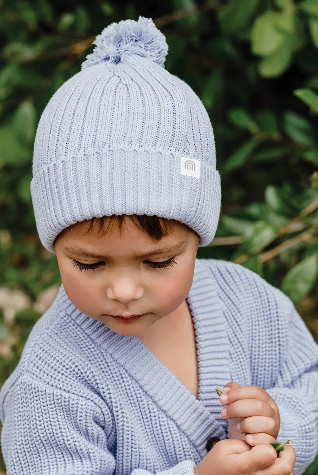 KYND Baby - Chunky Rib Knit Beanie (Sky Blue) KYND Baby