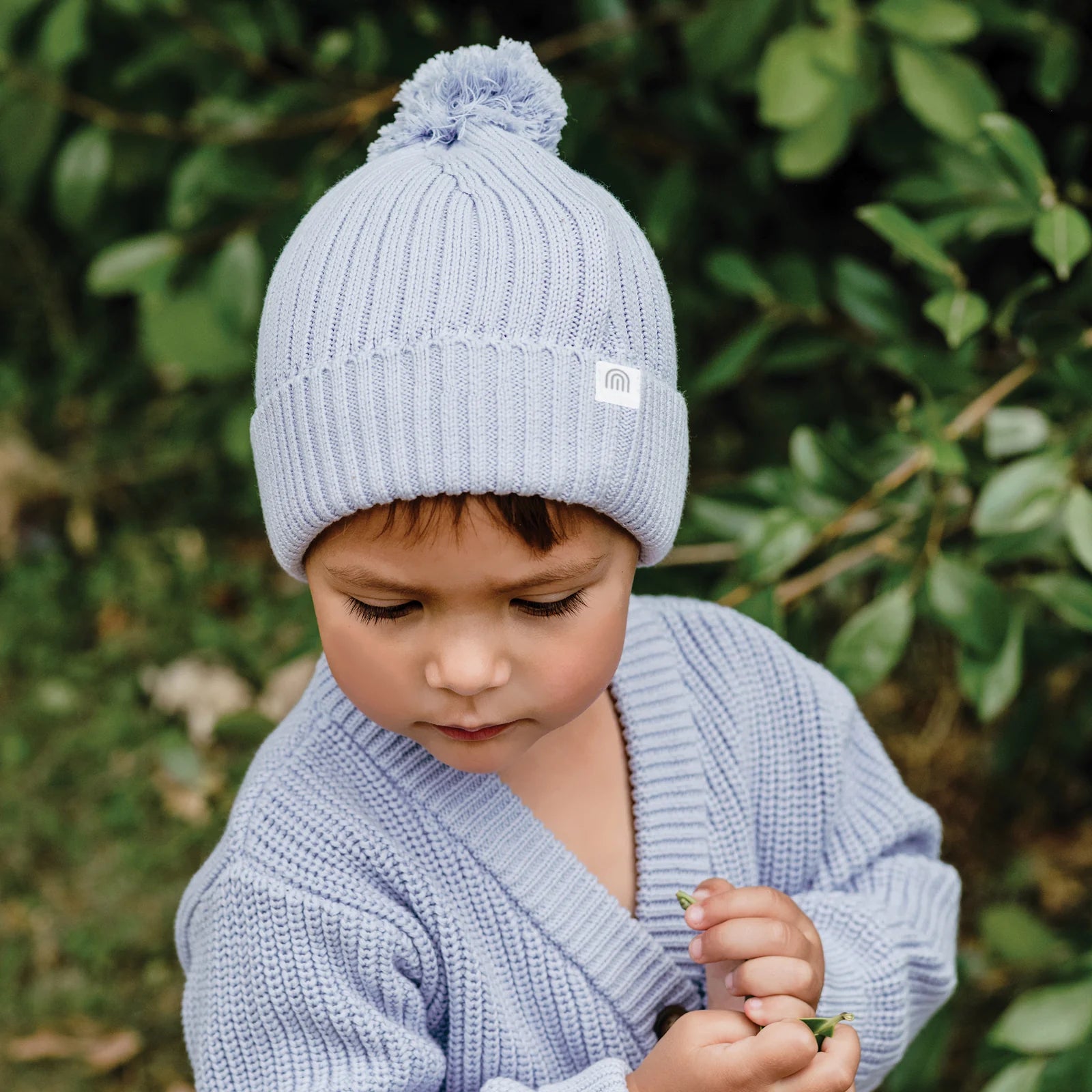 KYND Baby - Chunky Rib Knit Beanie (Sky Blue) KYND Baby