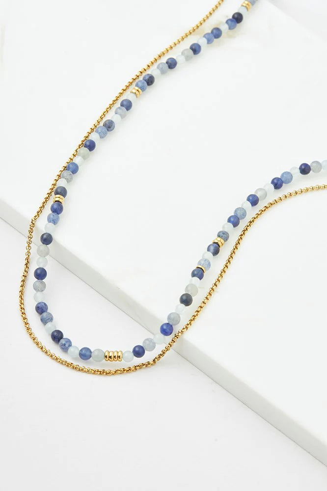 Zafino Della Necklace - Navy Zafino