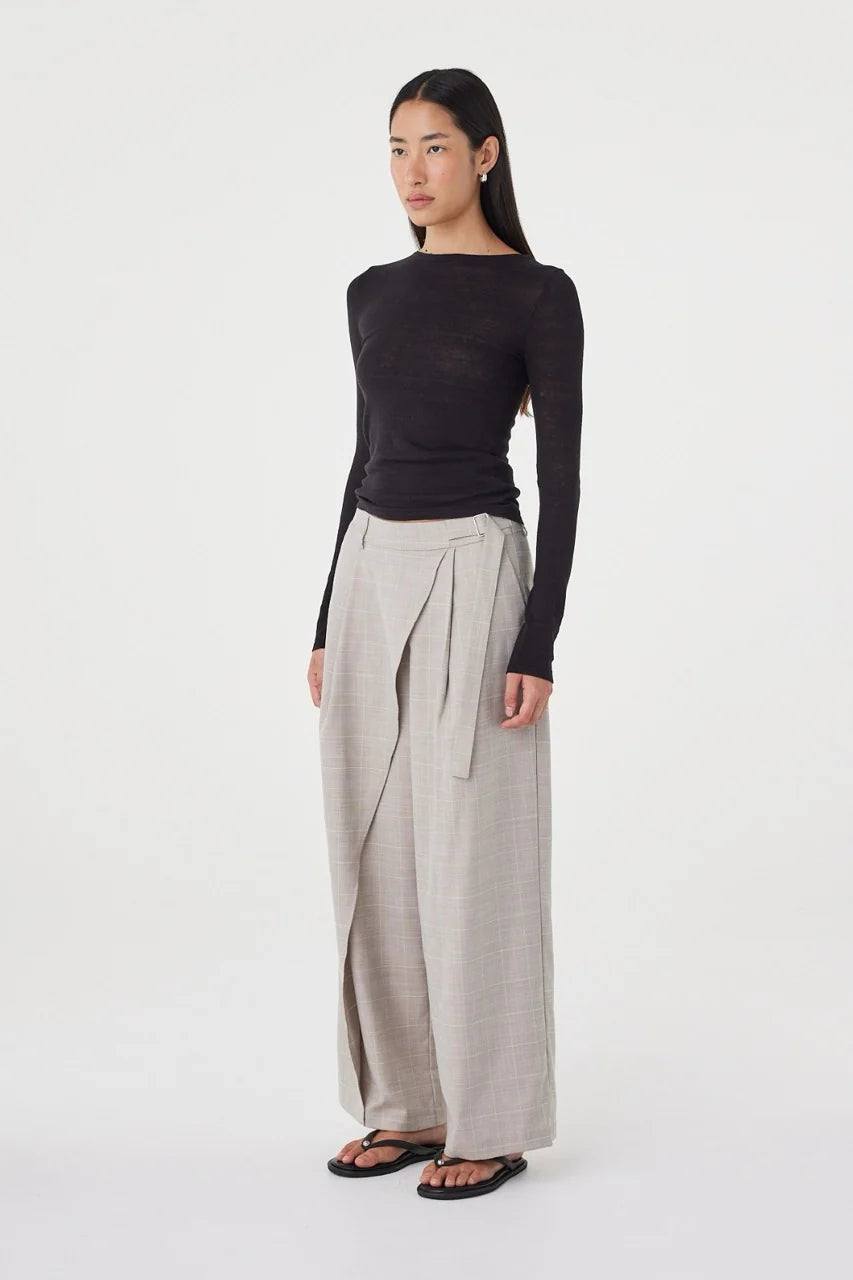 Arcaa - Calla Pant (Taupe Plaid) Arcaa