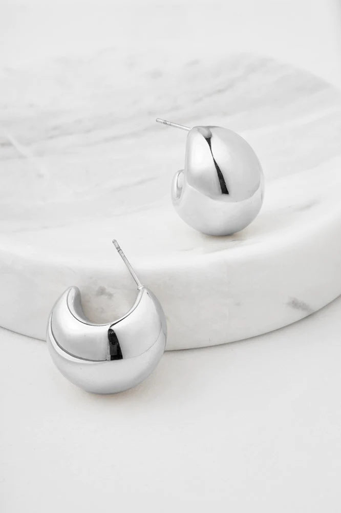 Zafino Hailey Hoop - Silver Zafino