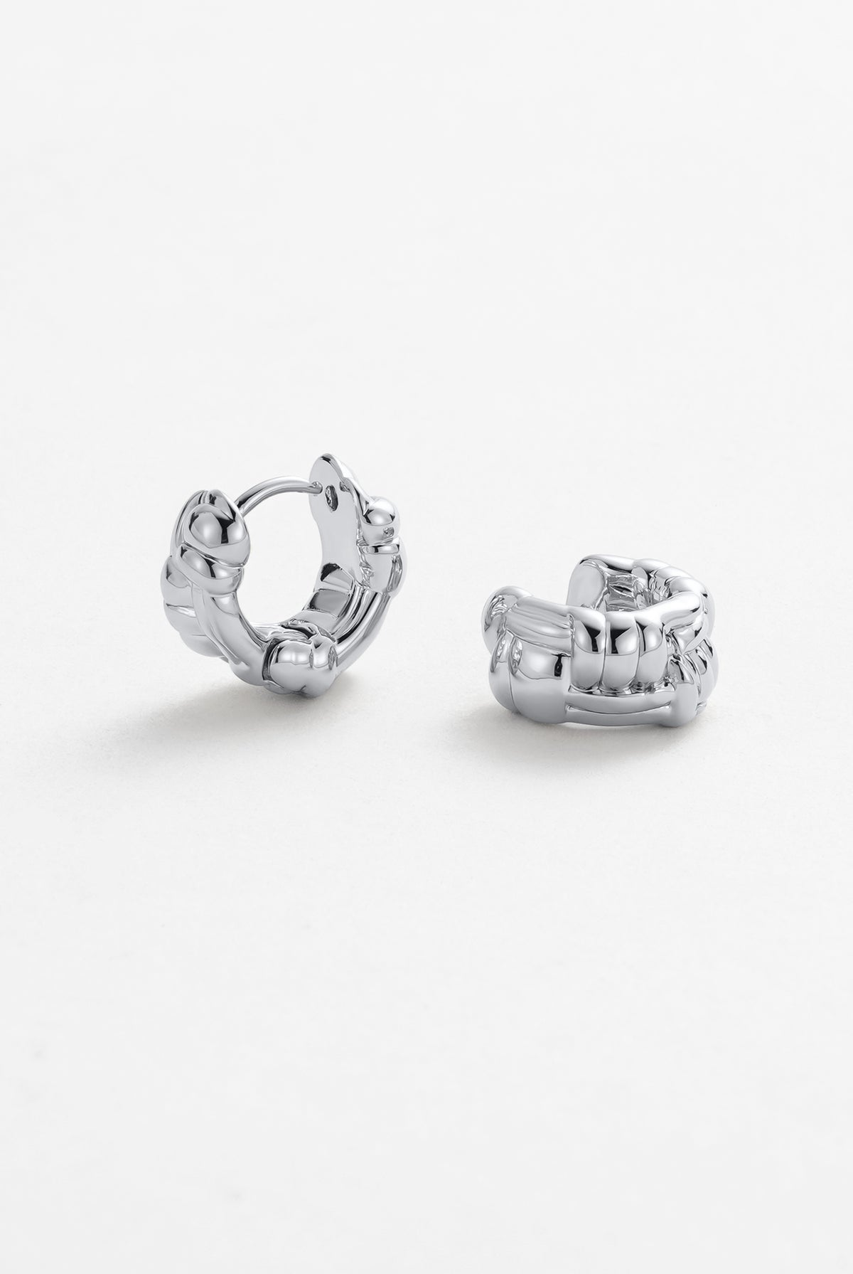 Zafino - Brielle Huggie (Silver) Zafino