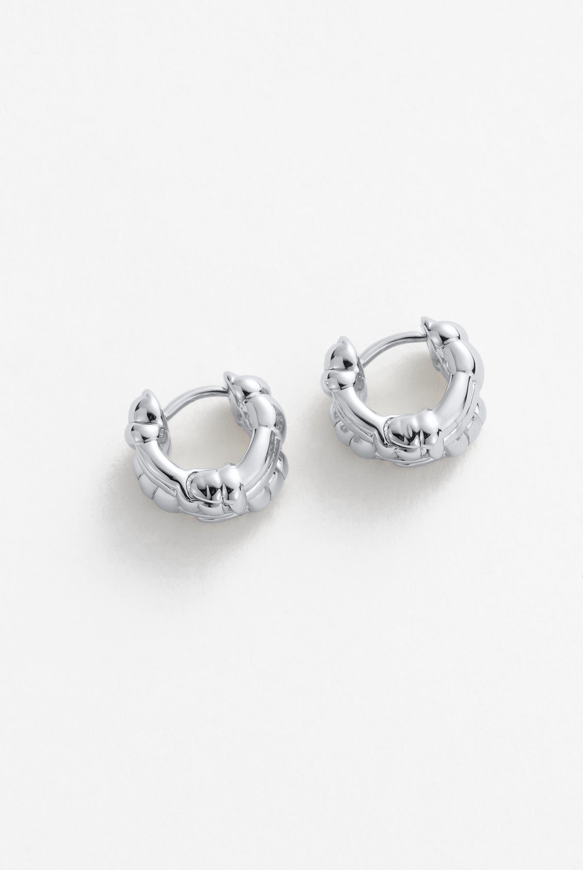 Zafino - Brielle Huggie (Silver) Zafino
