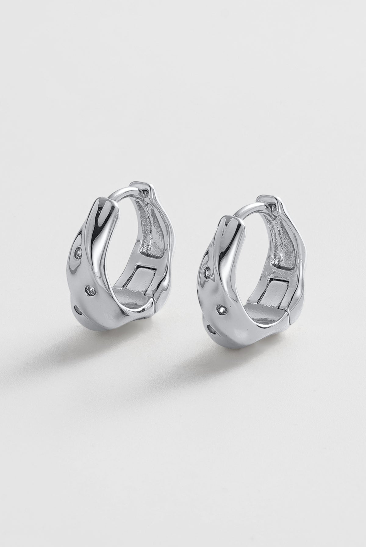 Zafino - June Hoop Earring (Silver) Zafino