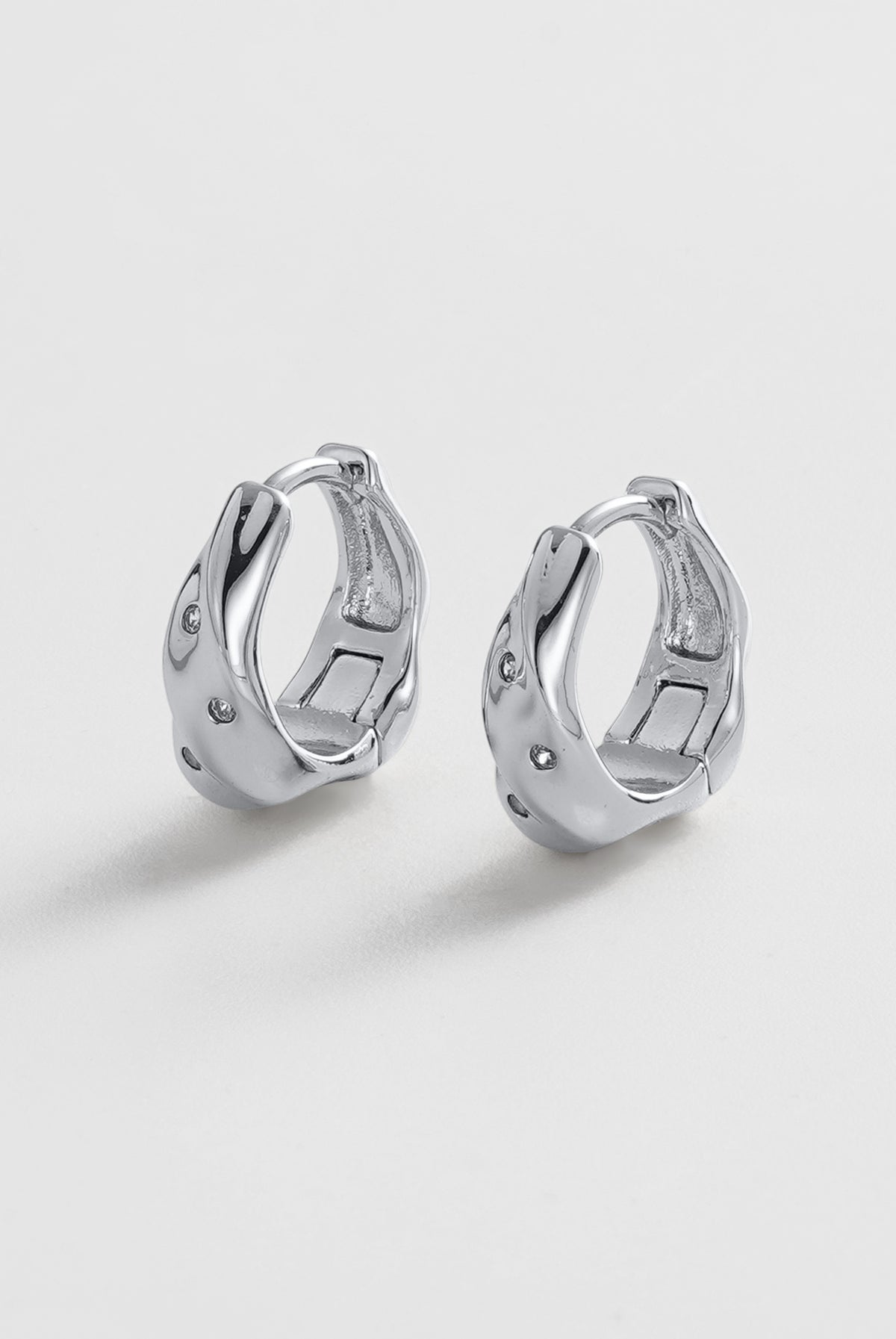 Zafino - June Hoop Earring (Silver) Zafino