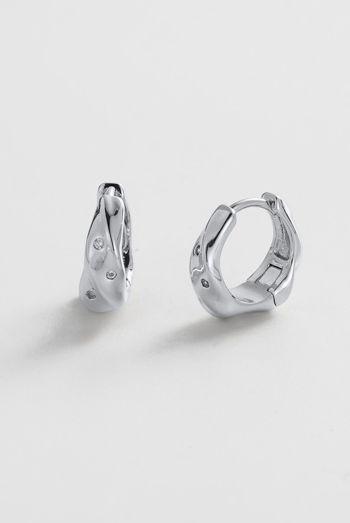 Zafino - June Hoop Earring (Silver) Zafino
