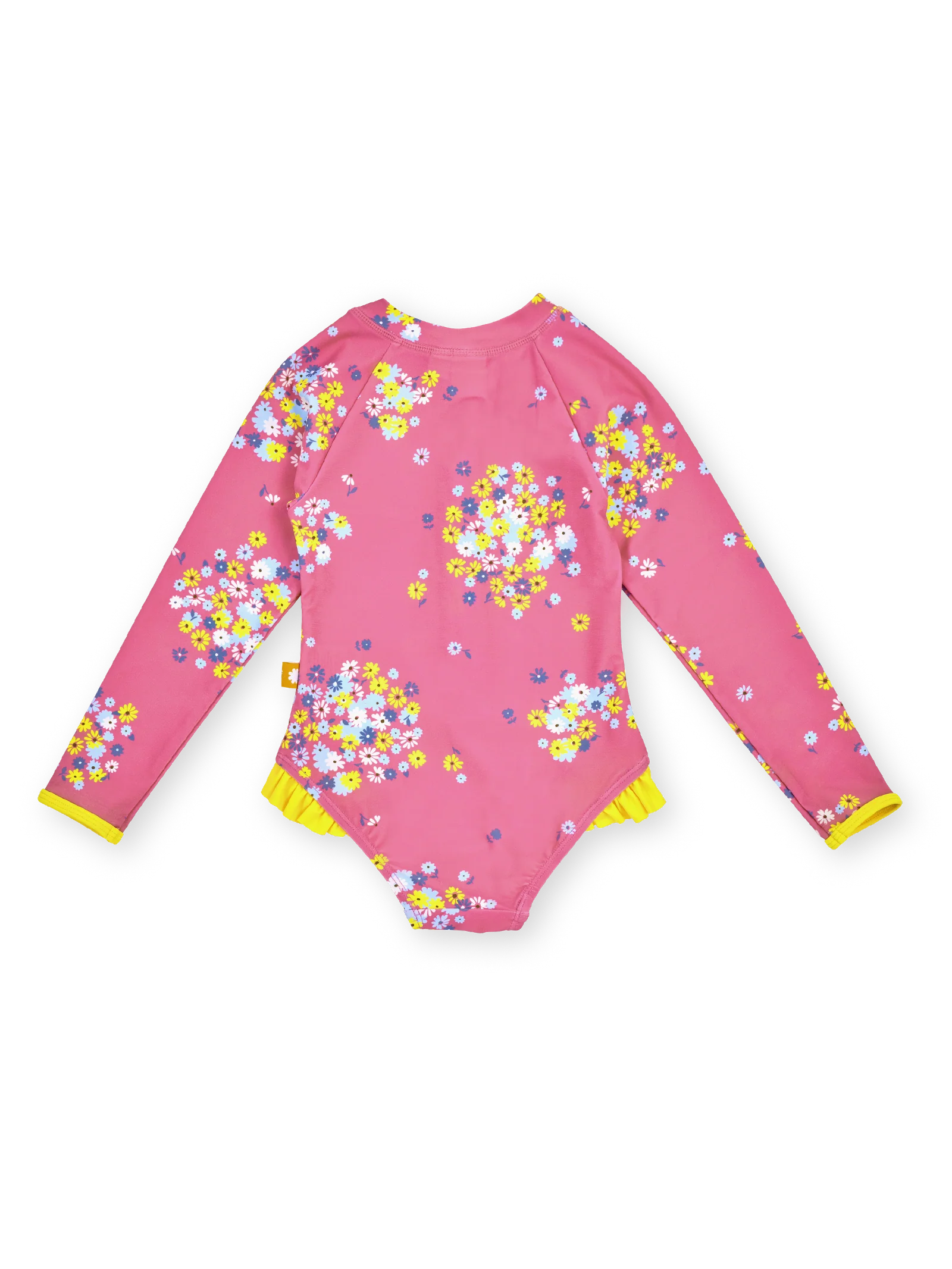 Goldie + Ace - Floral Long Sleeve Frill Swimsuit Goldie + Ace