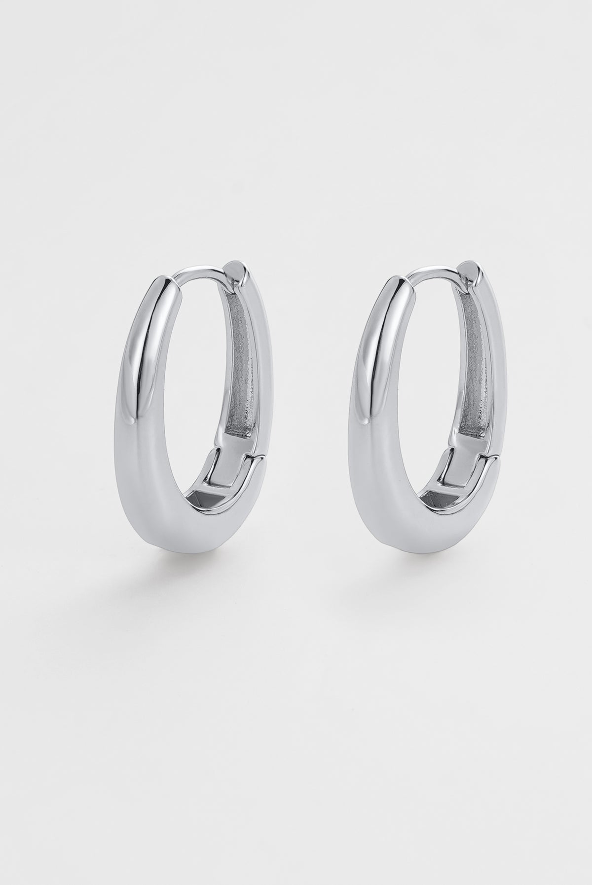 Zafino - Pia Hoop Large (Silver) Zafino