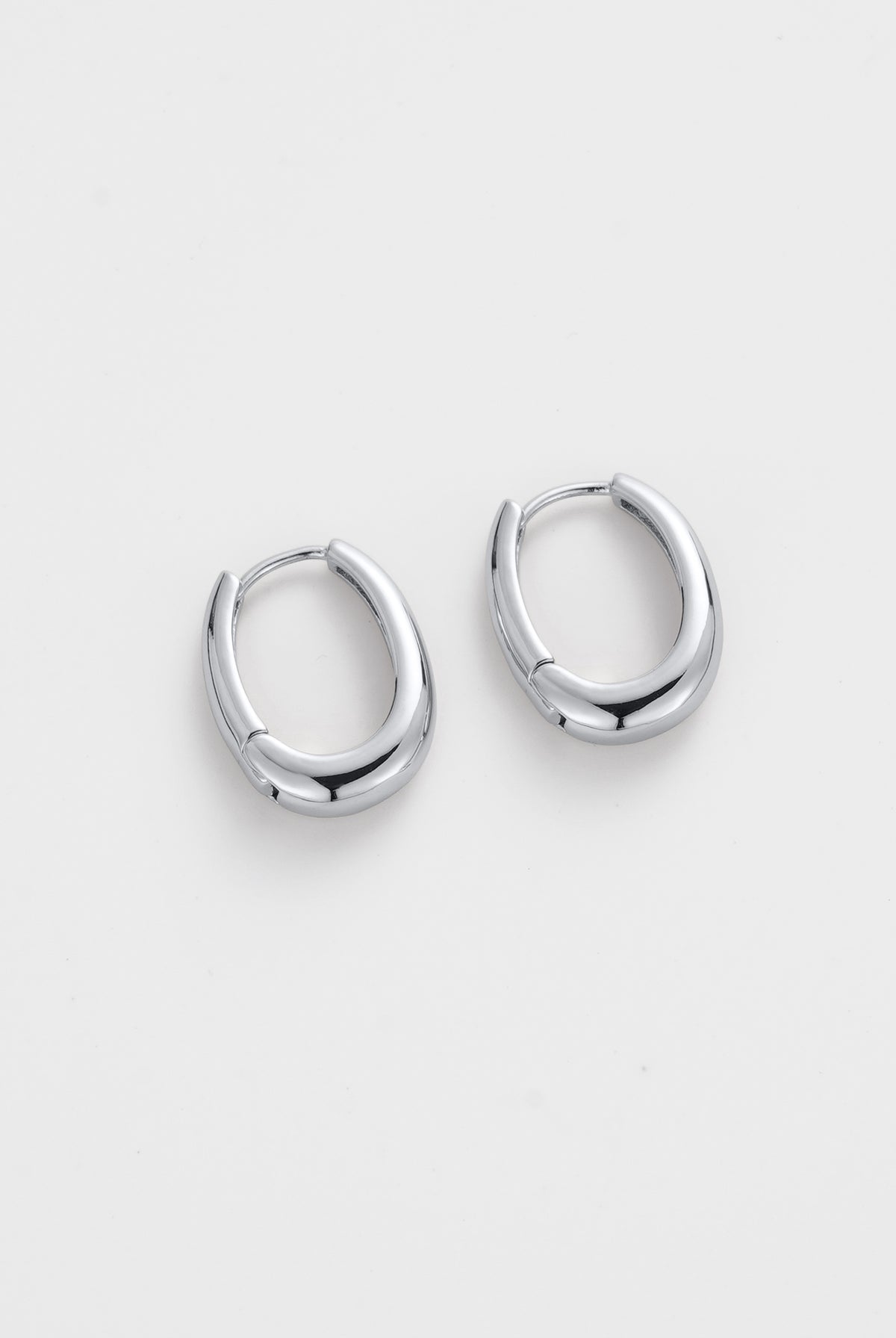 Zafino - Pia Hoop Large (Silver) Zafino